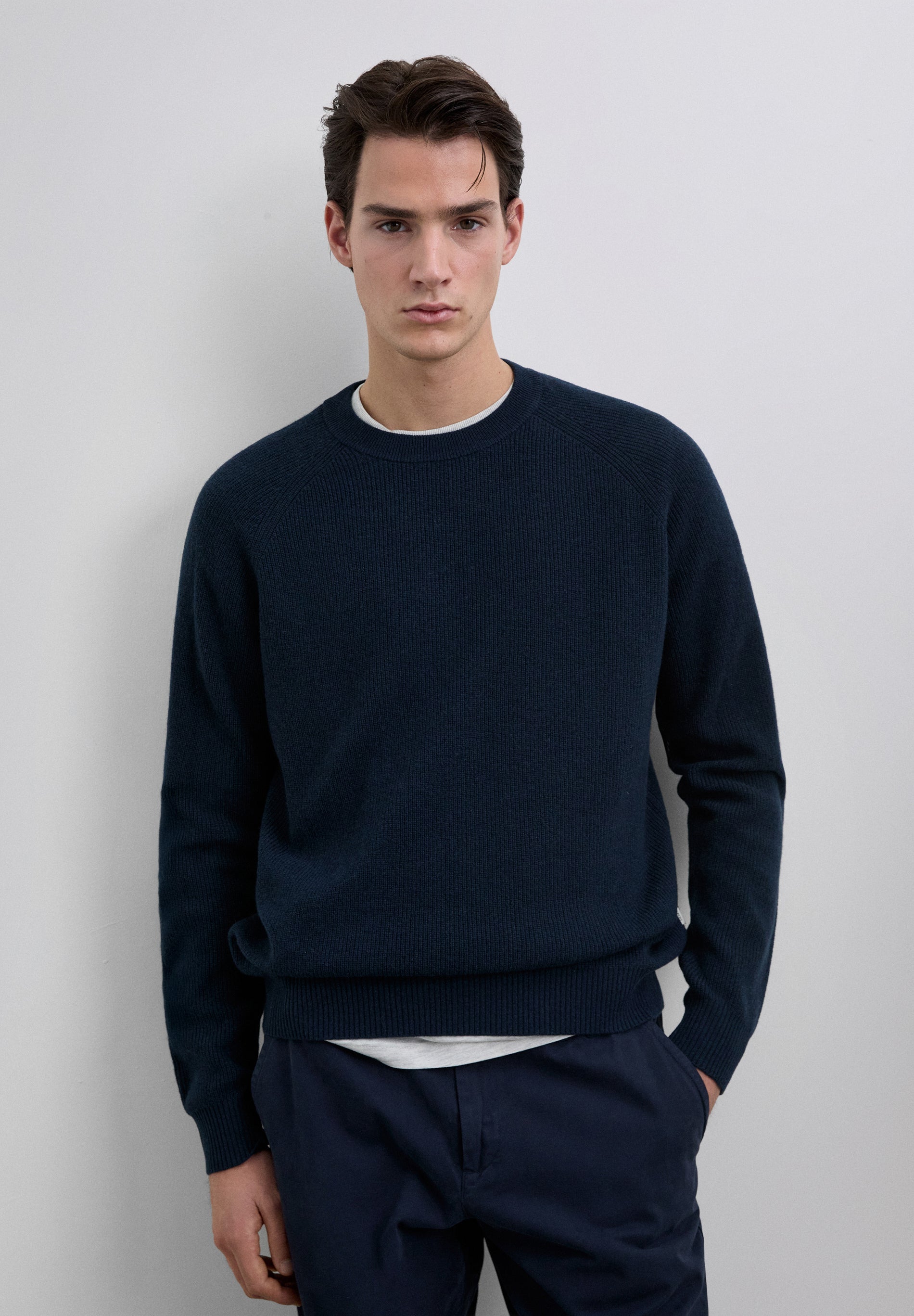 WOOL AND CASHMERE BLEND SWEATER