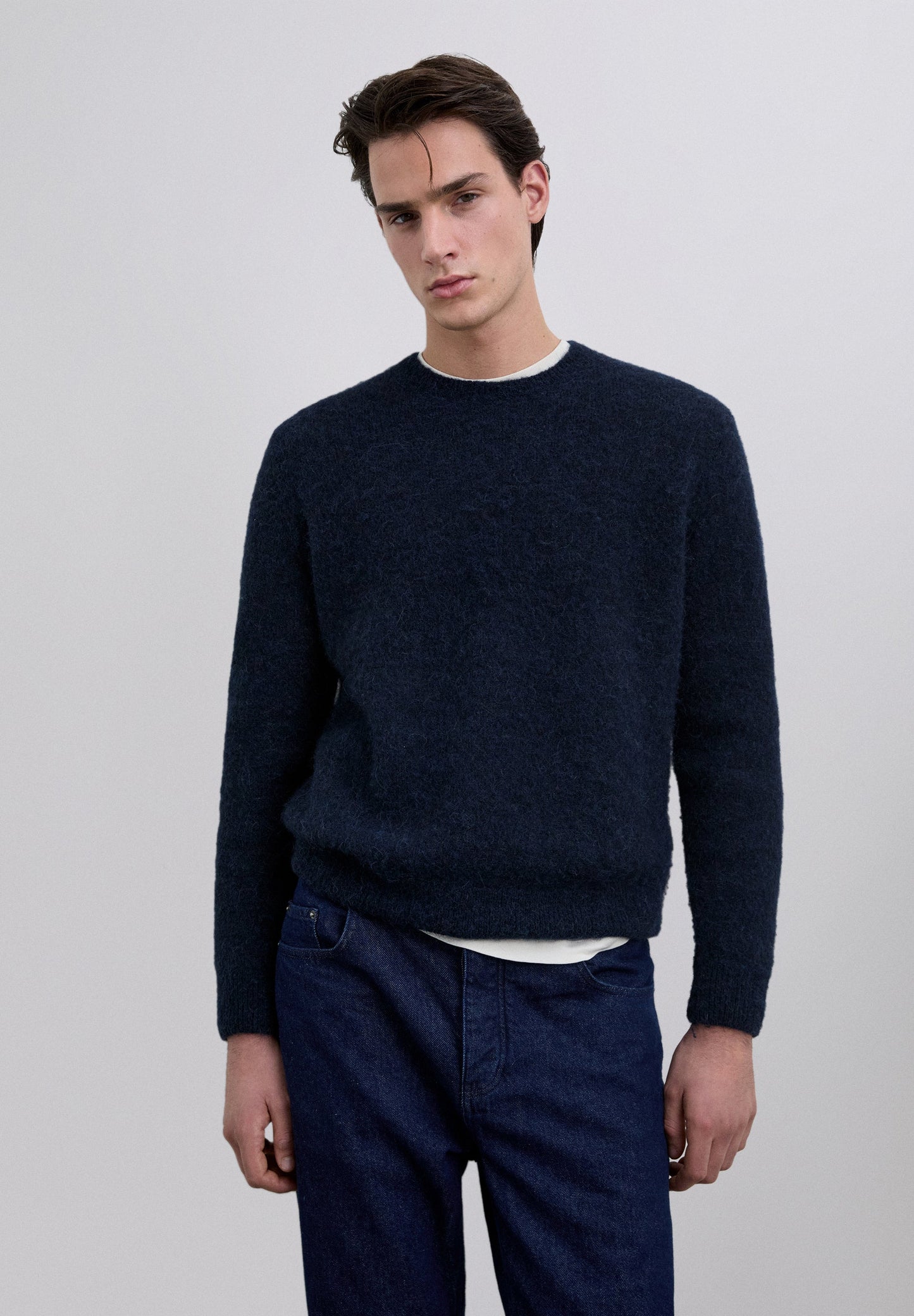 REGULAR FIT ALPACA SWEATER