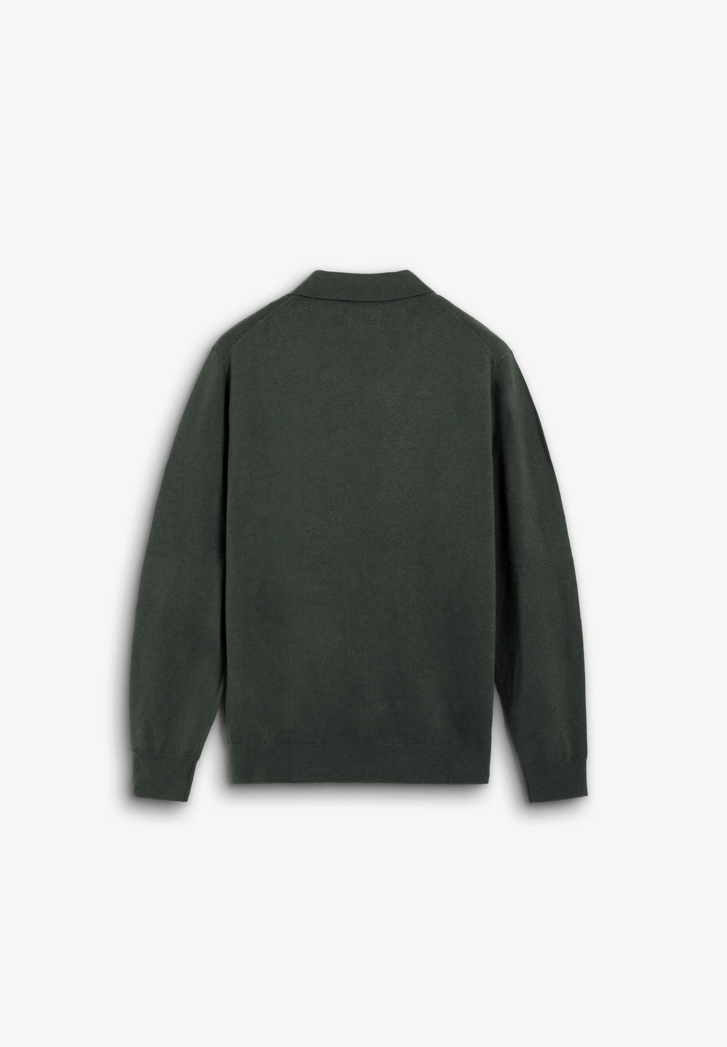 WOOL KNIT POLO SHIRT