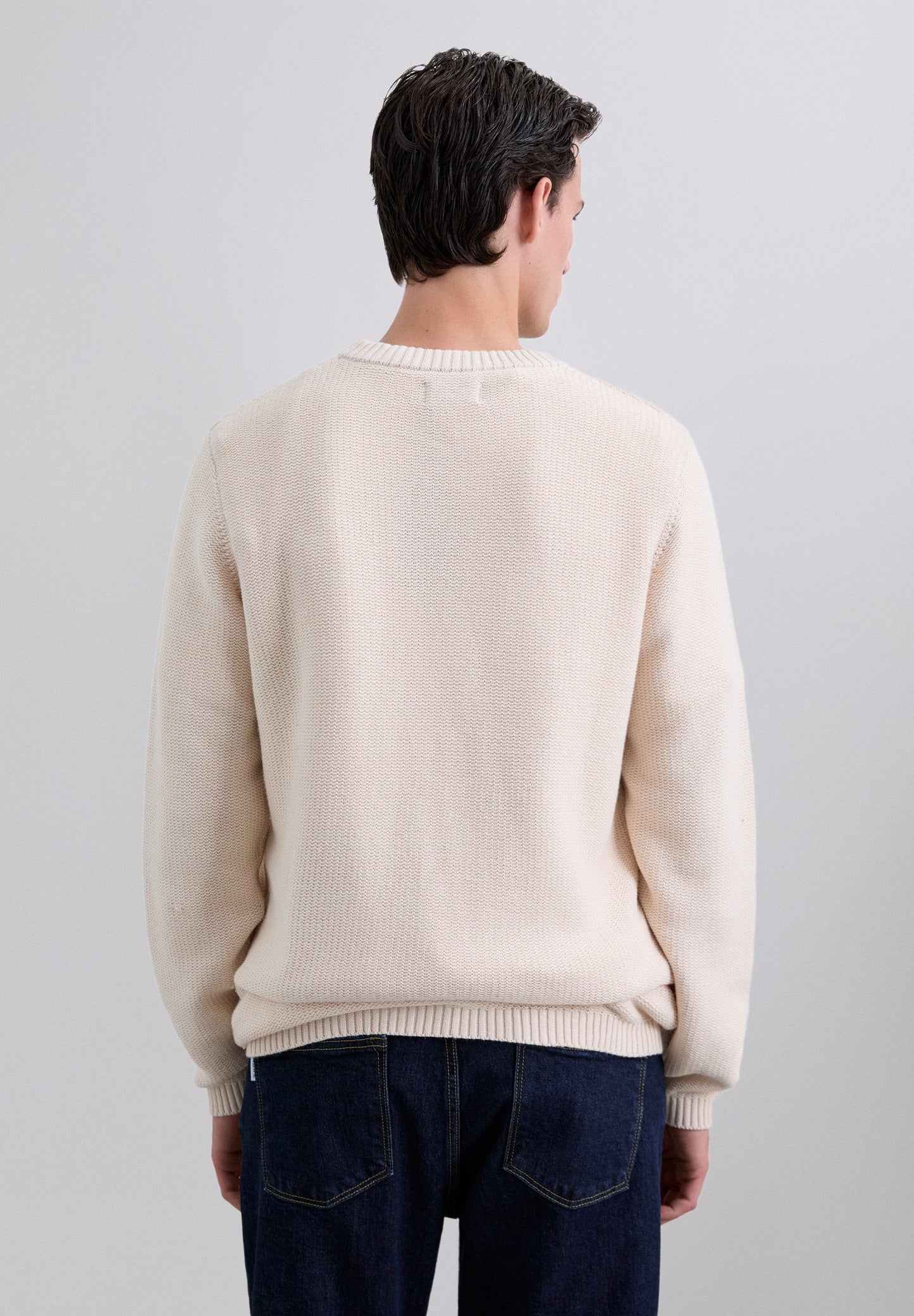 TEXTURED KNIT SWEATER