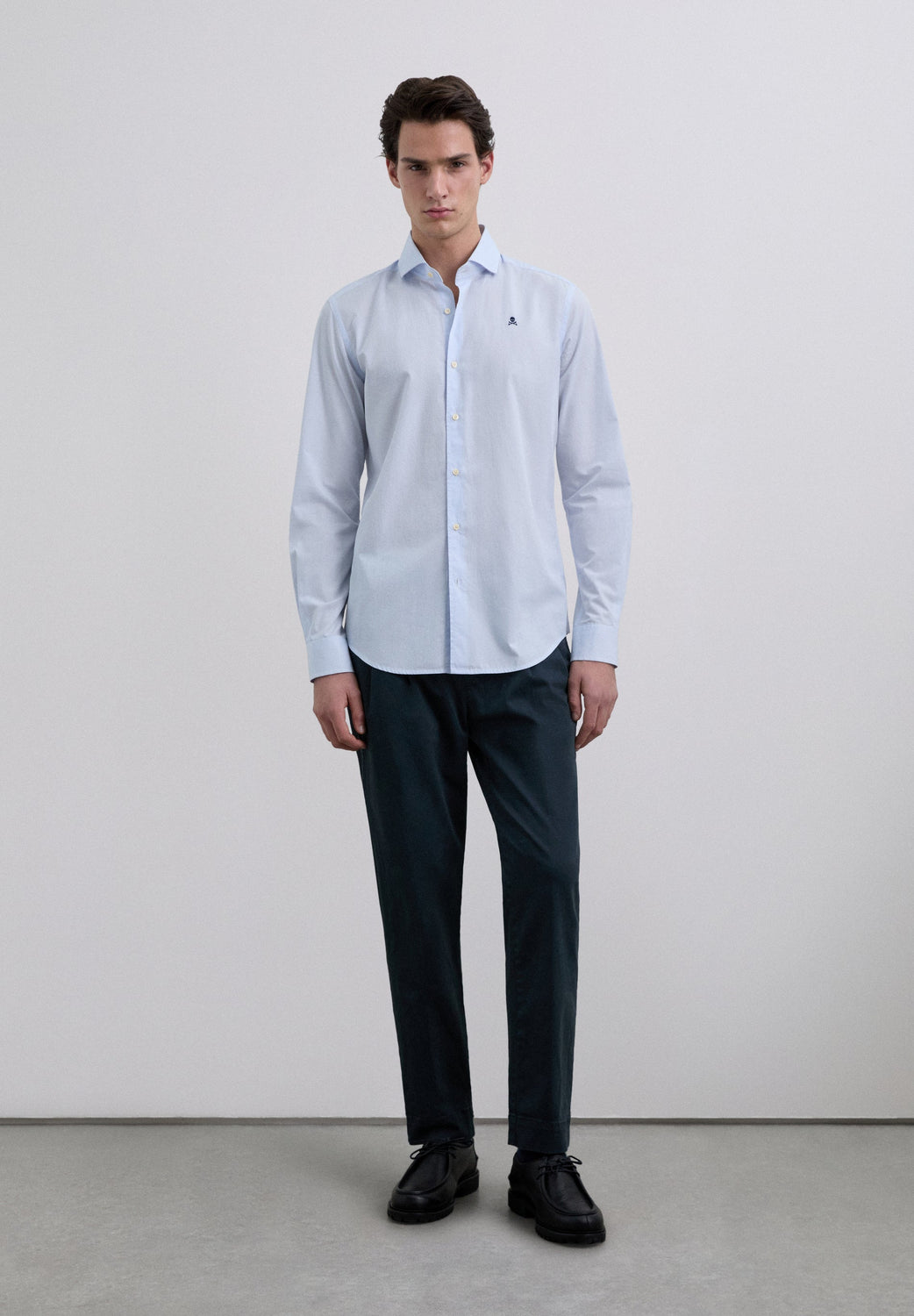 CAMISA CALAVERA BORDADA - Scalpers