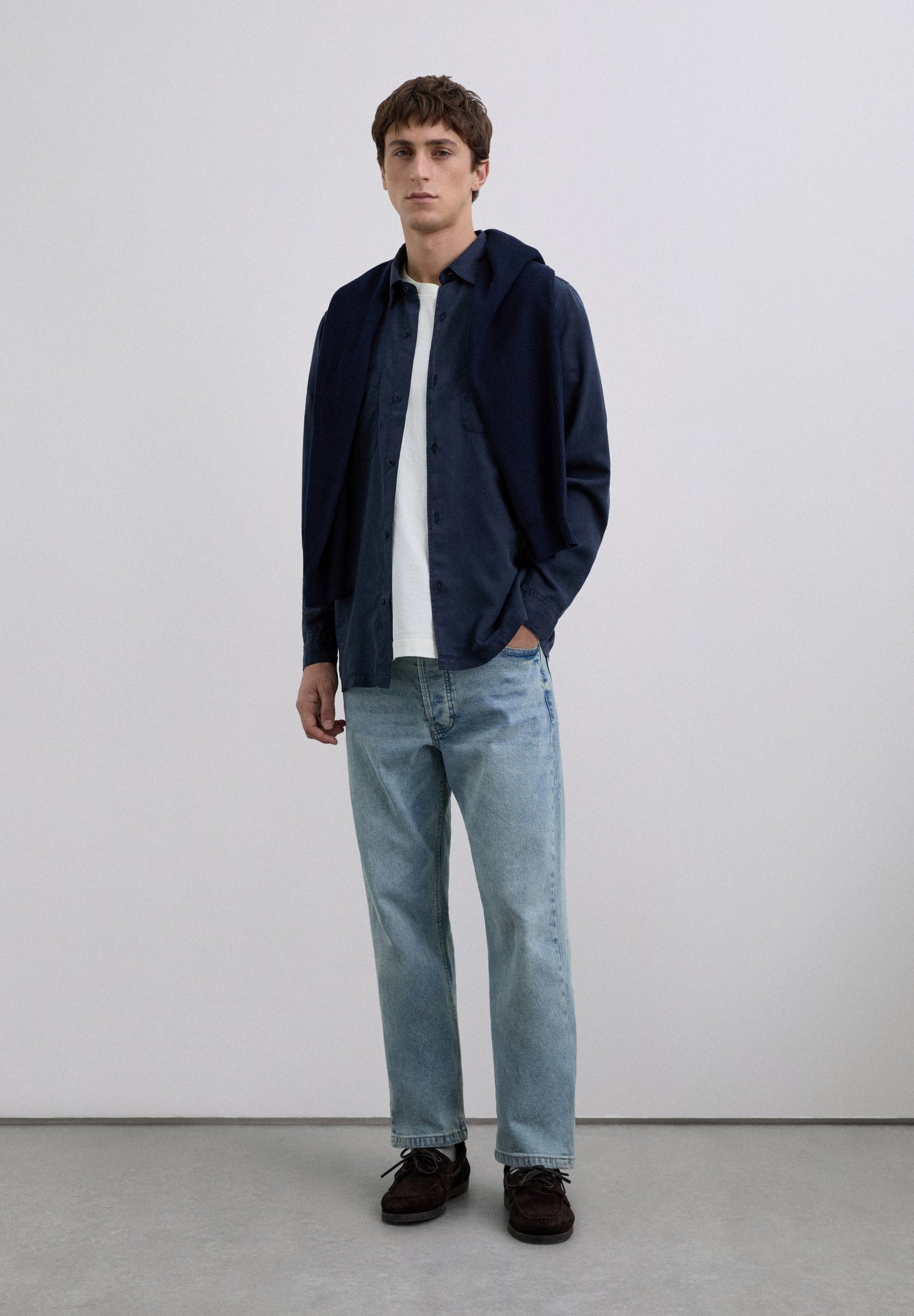 SLIM FIT COTTON SHIRT