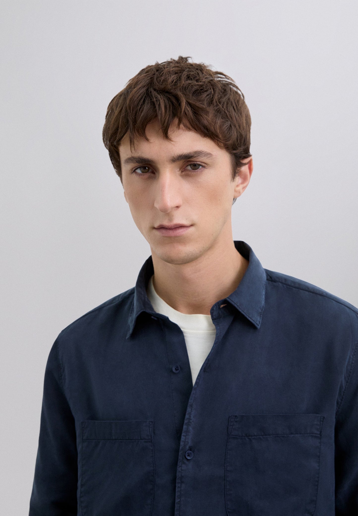 SLIM FIT COTTON SHIRT