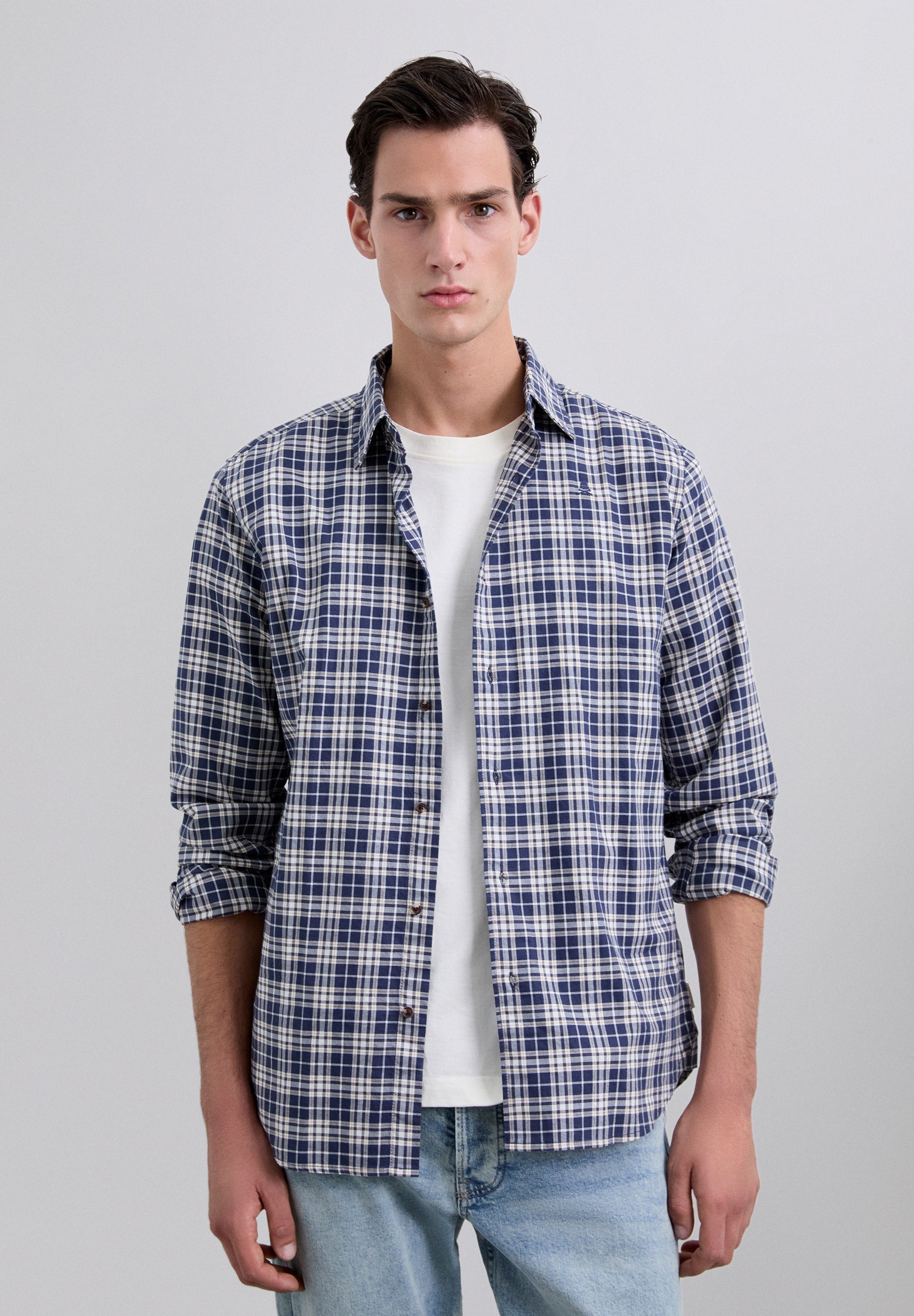 TARTAN PRINT SHIRT