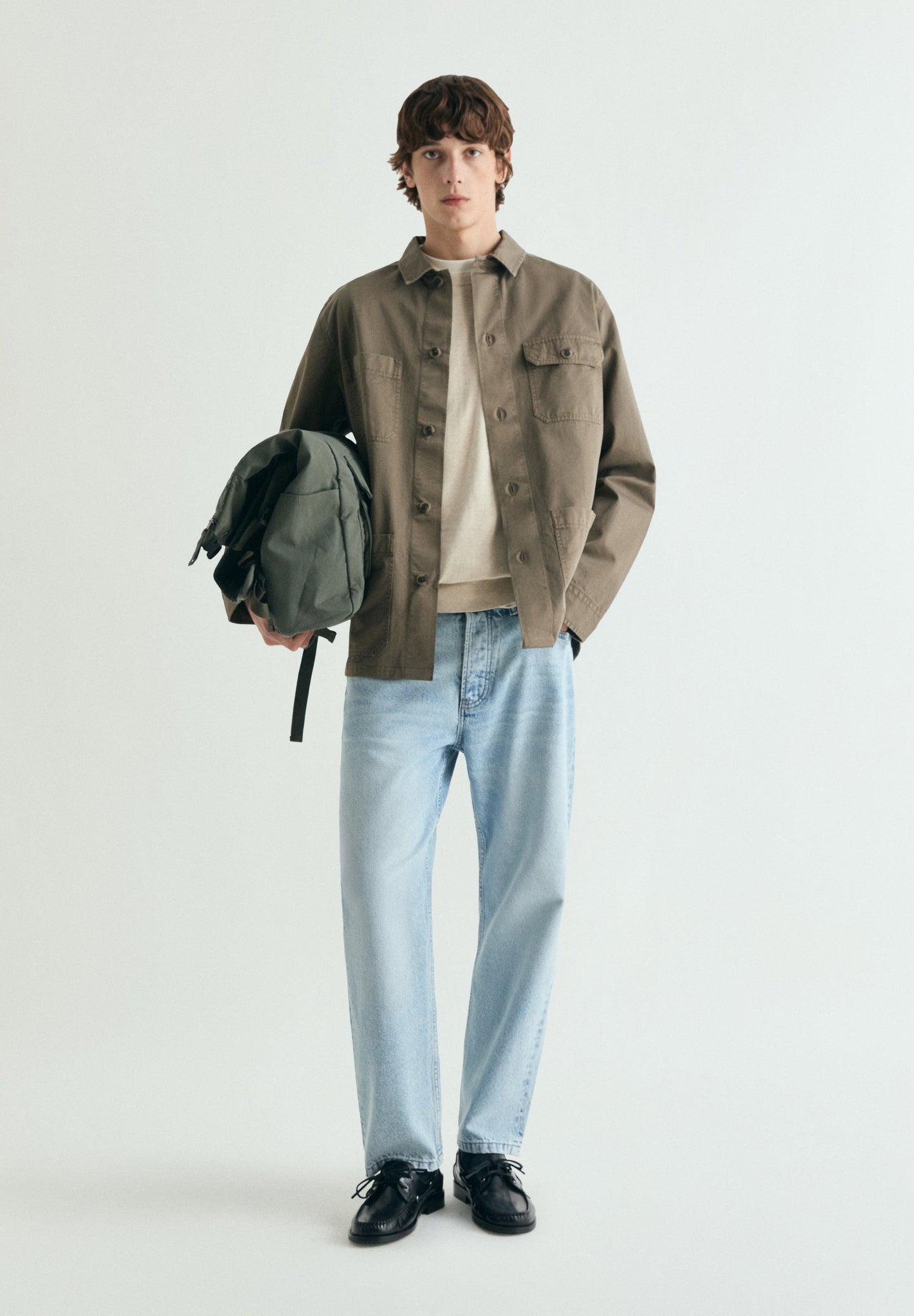 OVERSHIRT WITH BUTTONED POCKETS