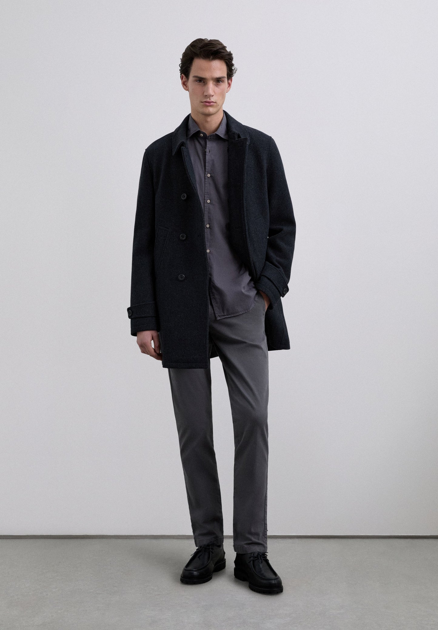 REGULAR FIT EMBROIDERED SHIRT