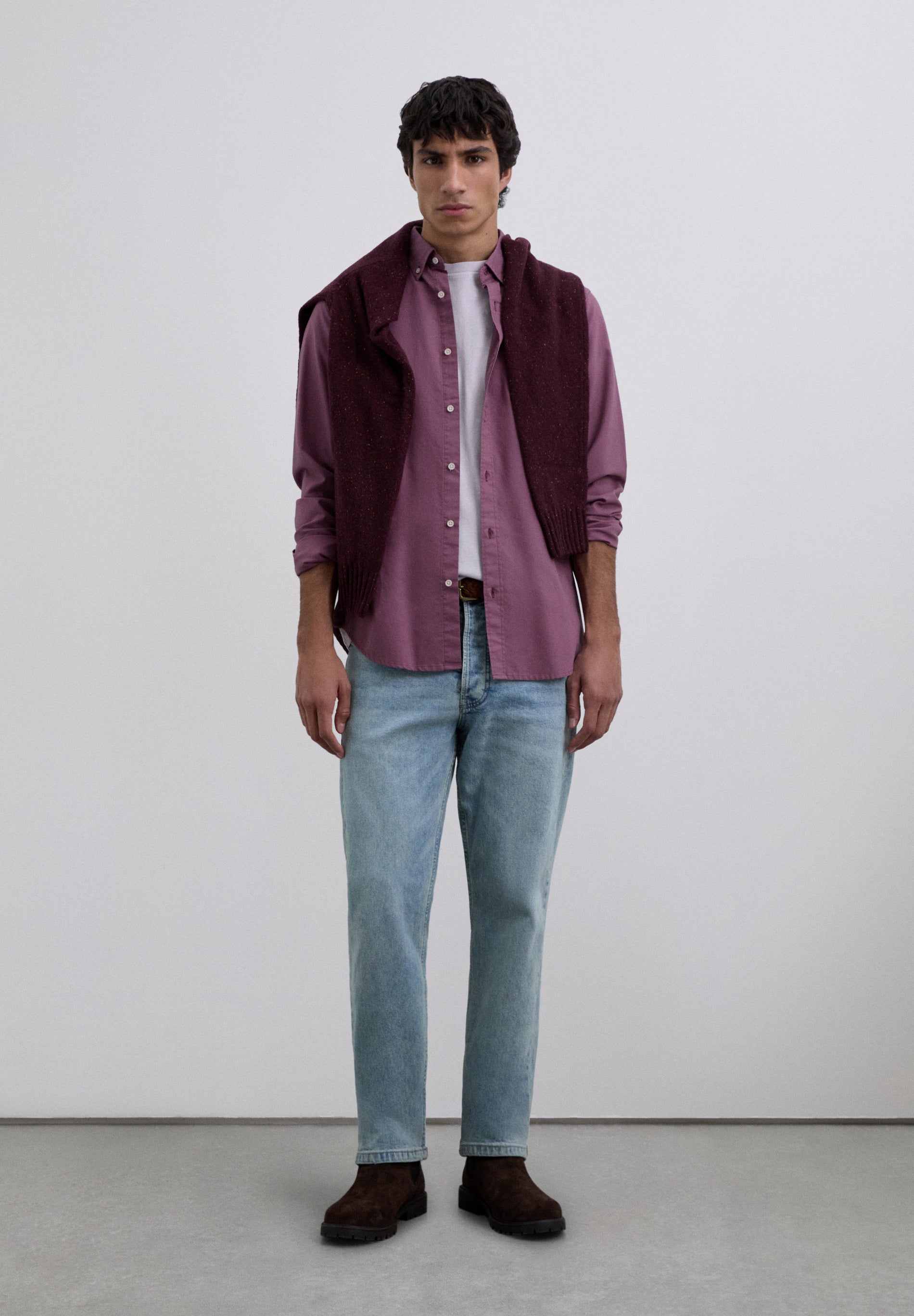 OXFORD SHIRT WITH LOGO POCKET