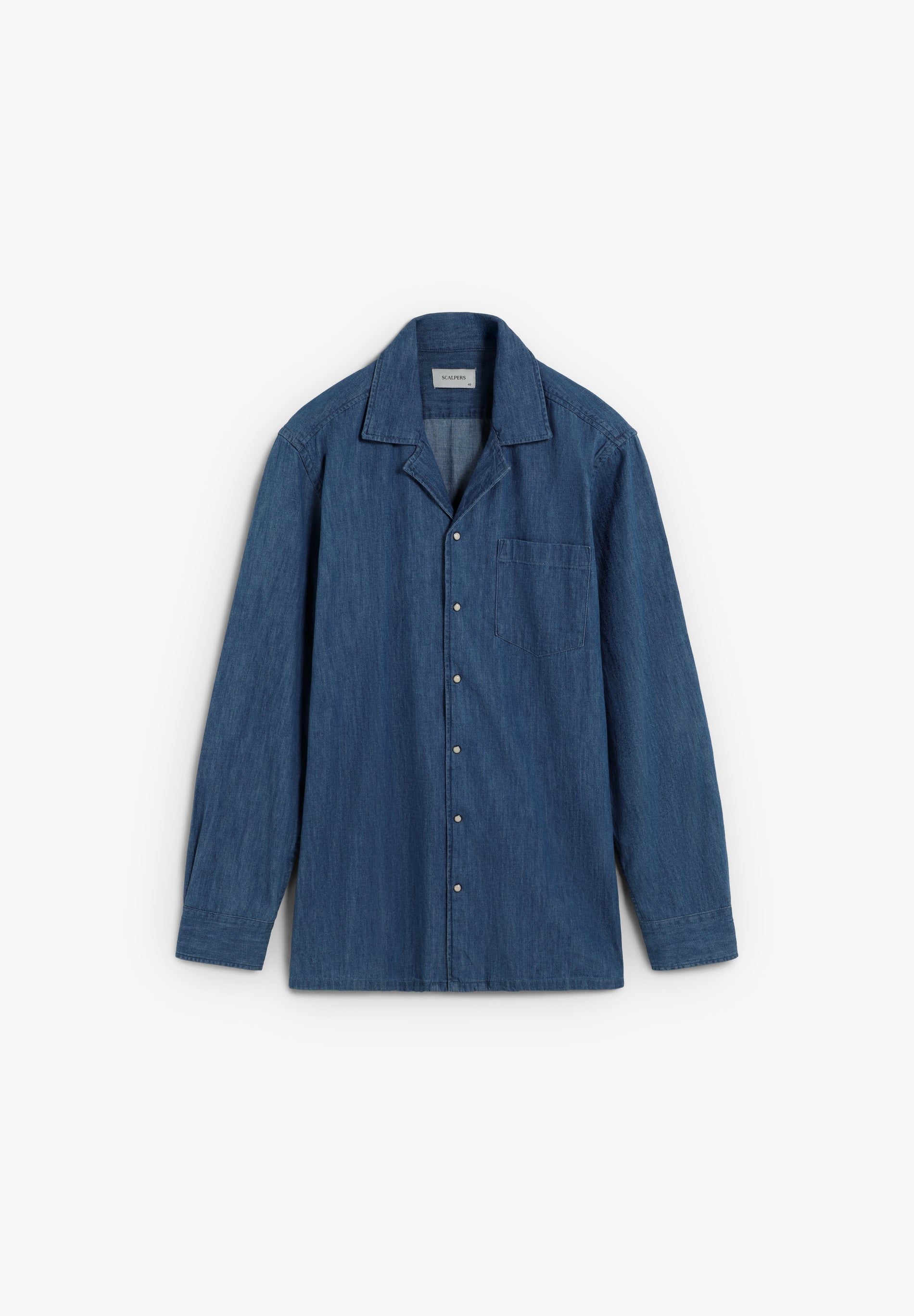 RELAXED DENIM RESORT SHIRT