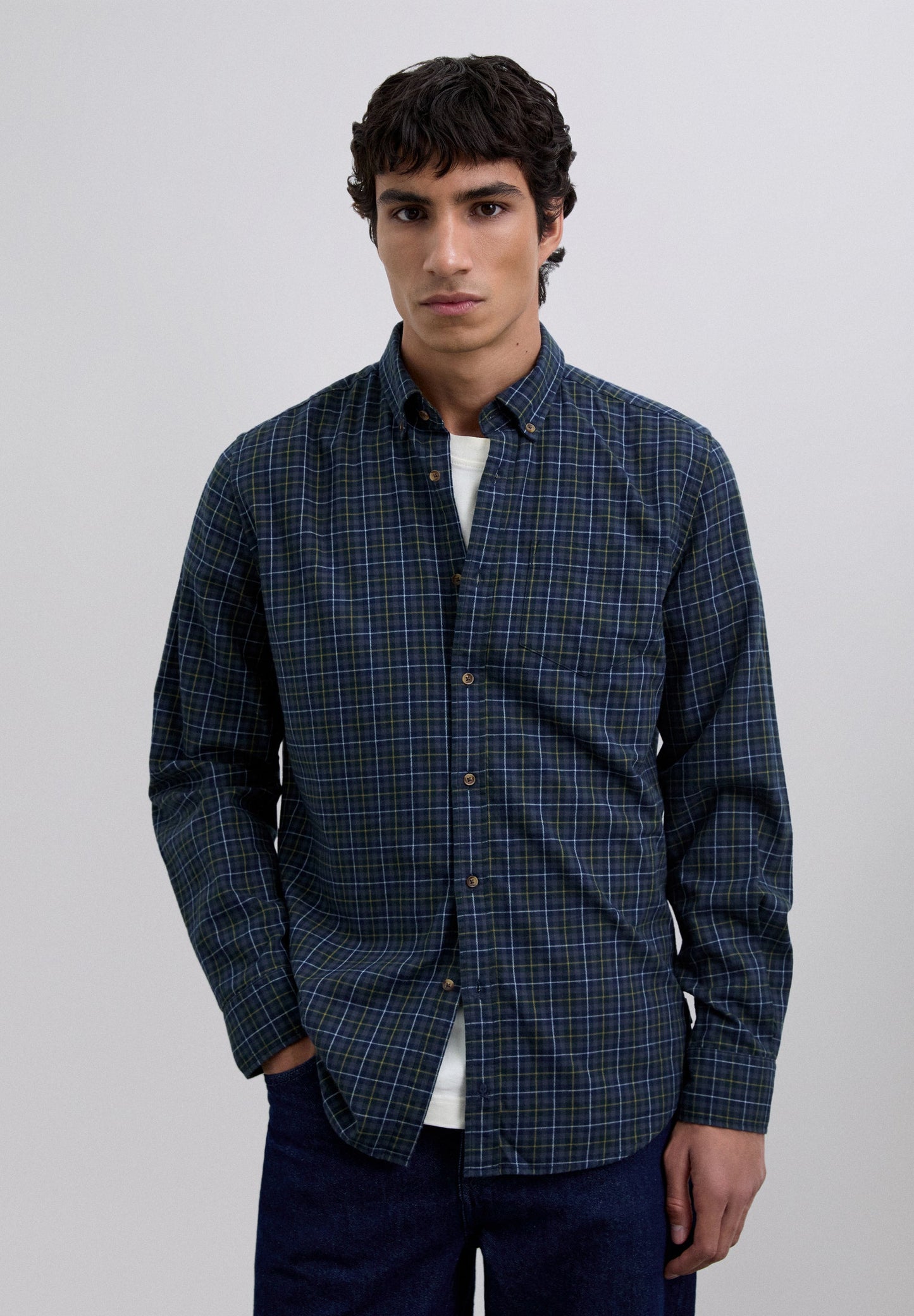 TARTAN PRINT SHIRT