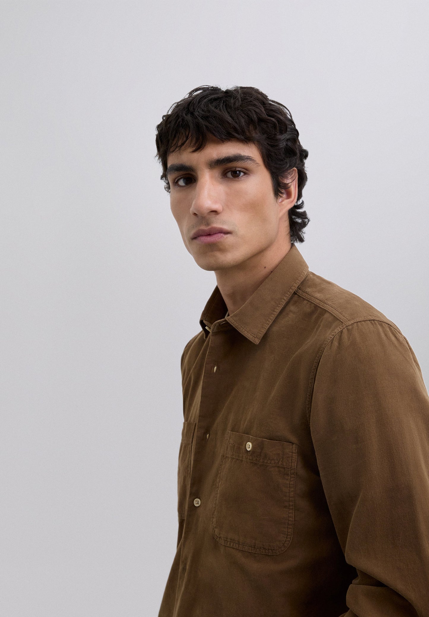 REGULAR FIT CORDUROY SHIRT