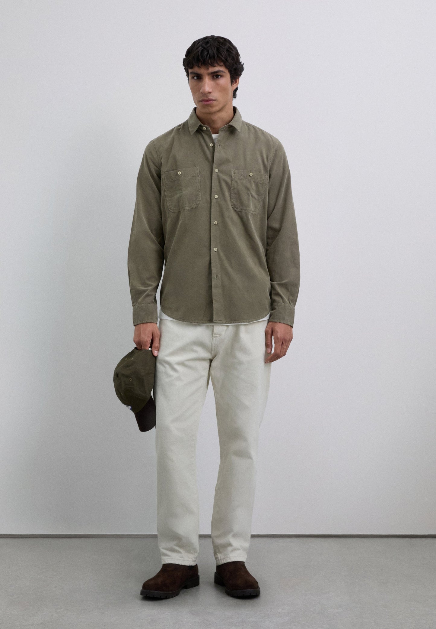 REGULAR FIT CORDUROY SHIRT