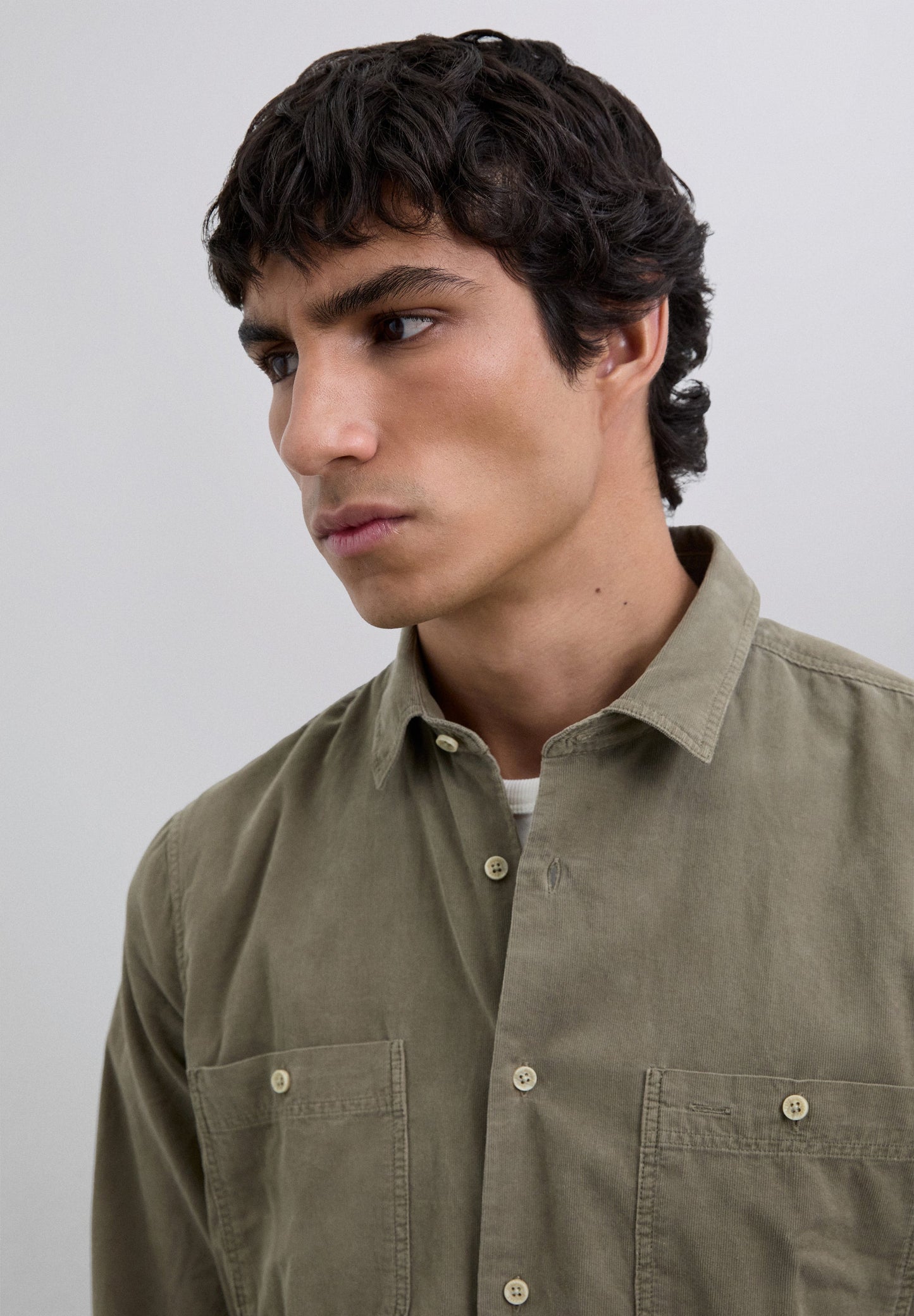 REGULAR FIT CORDUROY SHIRT