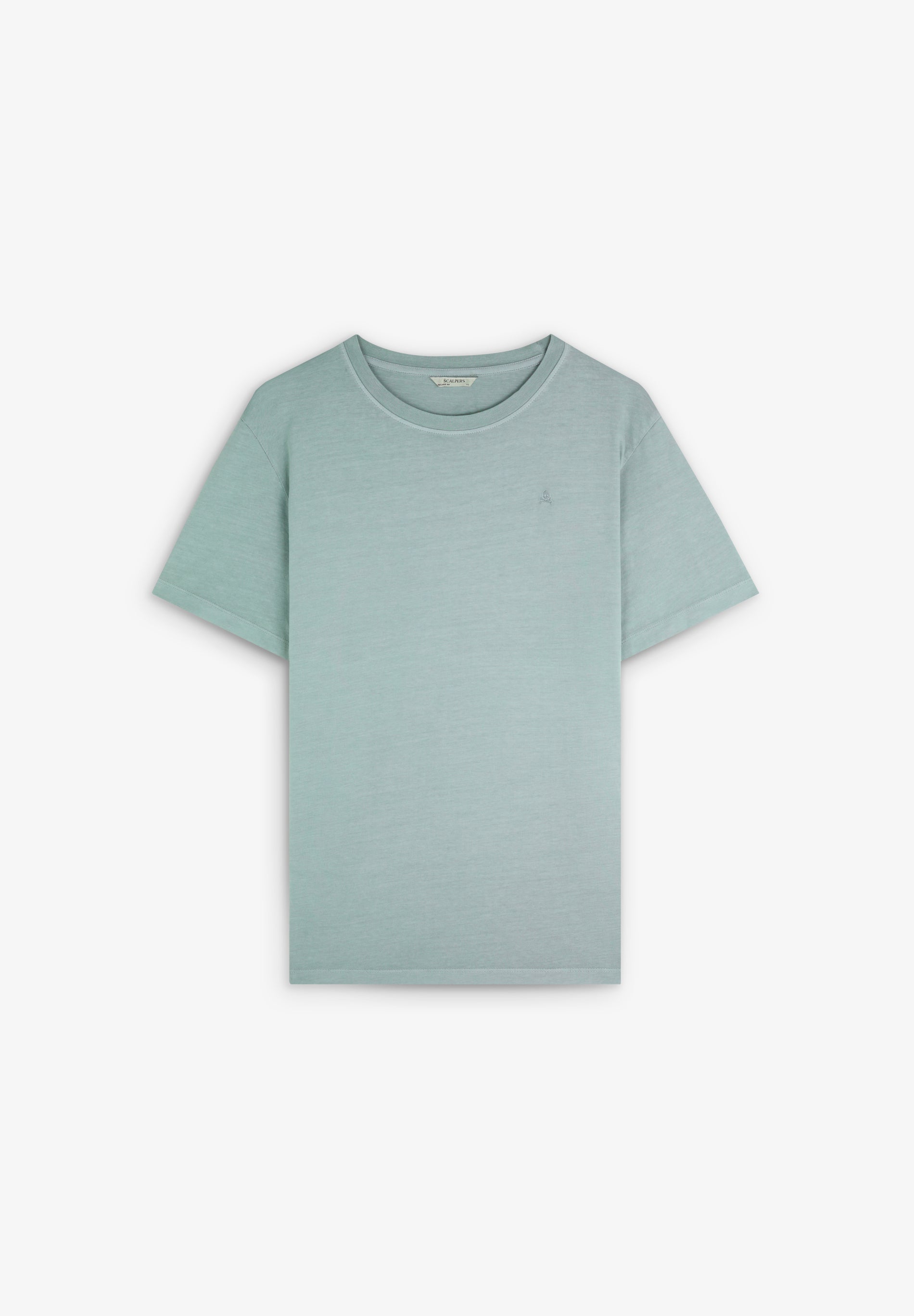 CAMISETA CALAVERA BORDADA TONO - Scalpers