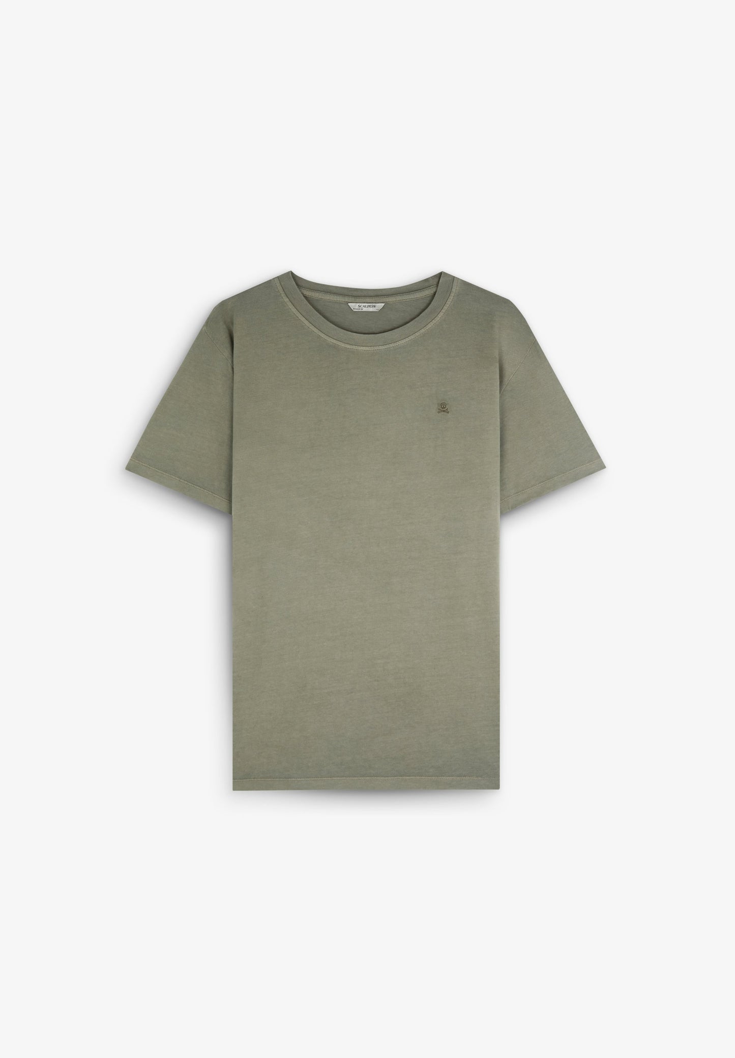 T-SHIRT WITH MATCHING EMBROIDERED SKULL