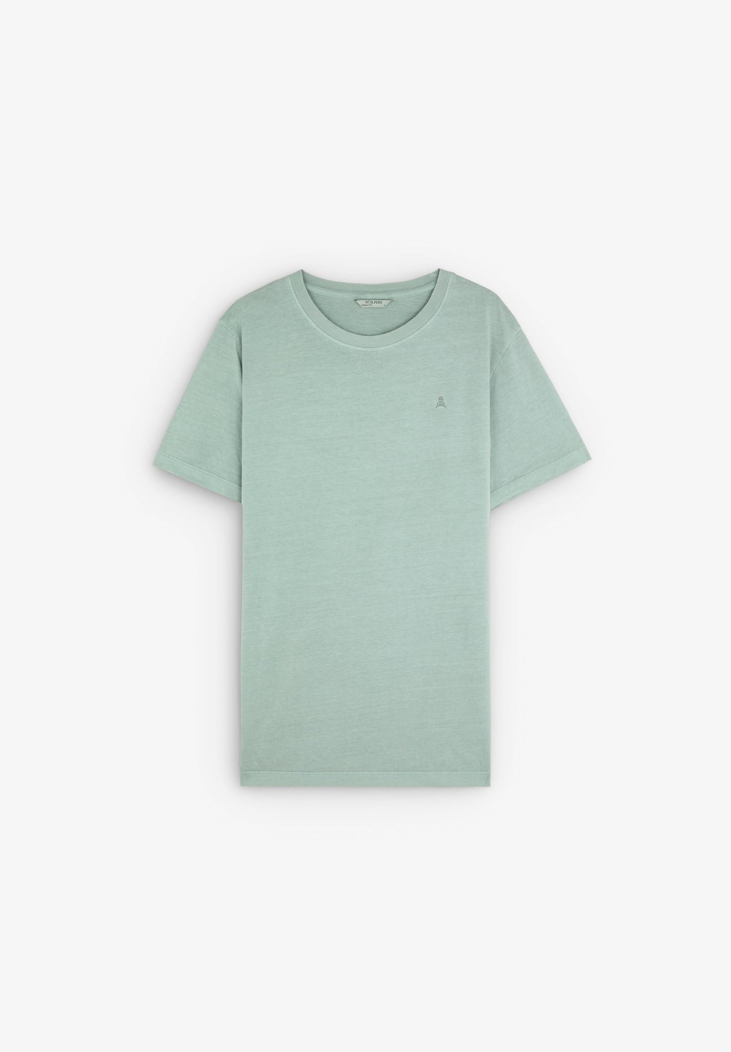 T-SHIRT WITH MATCHING EMBROIDERED SKULL