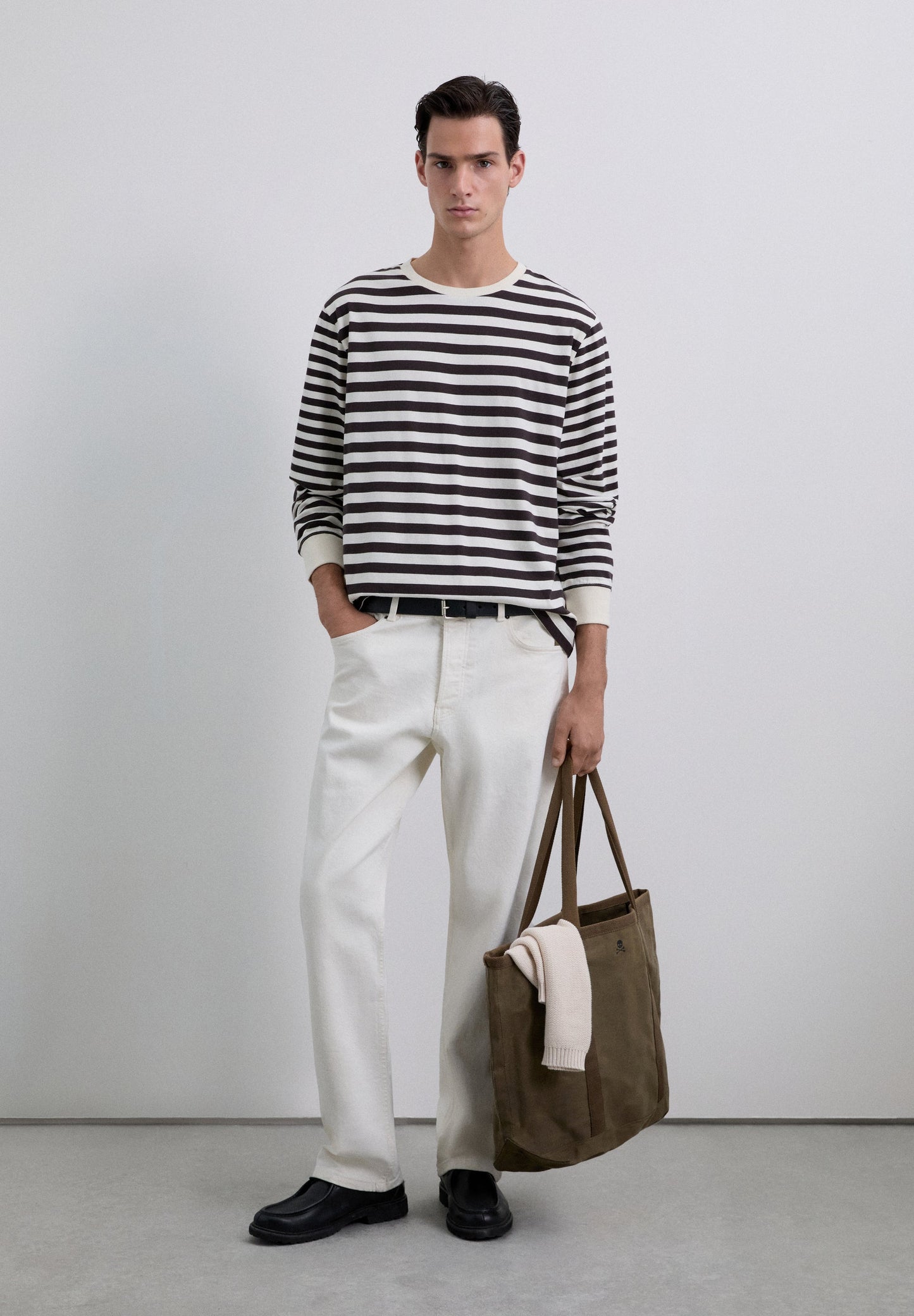 SCMIXEDSTRIPED LS TEE