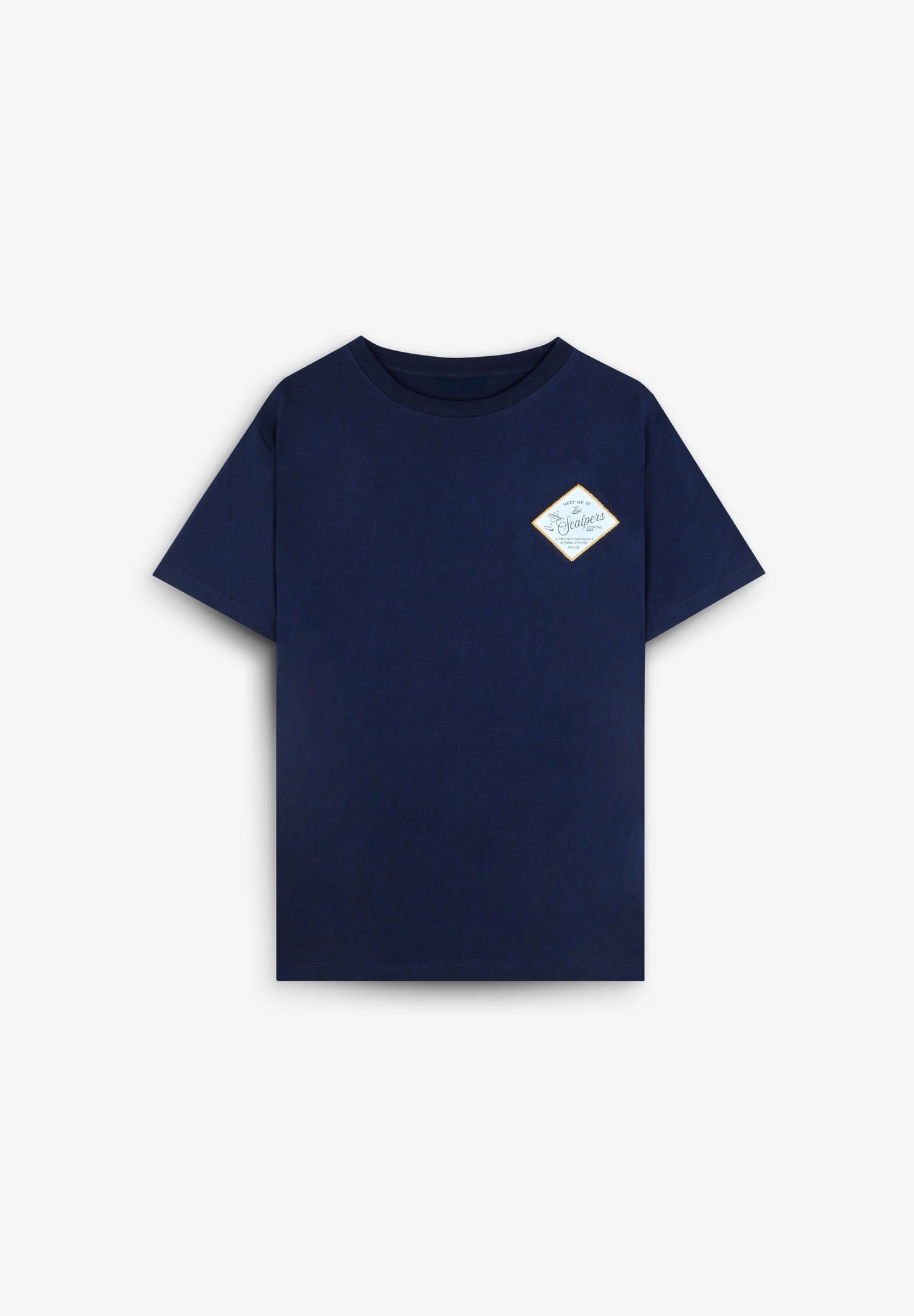 EMBROIDERED LOGO PATCH T-SHIRT