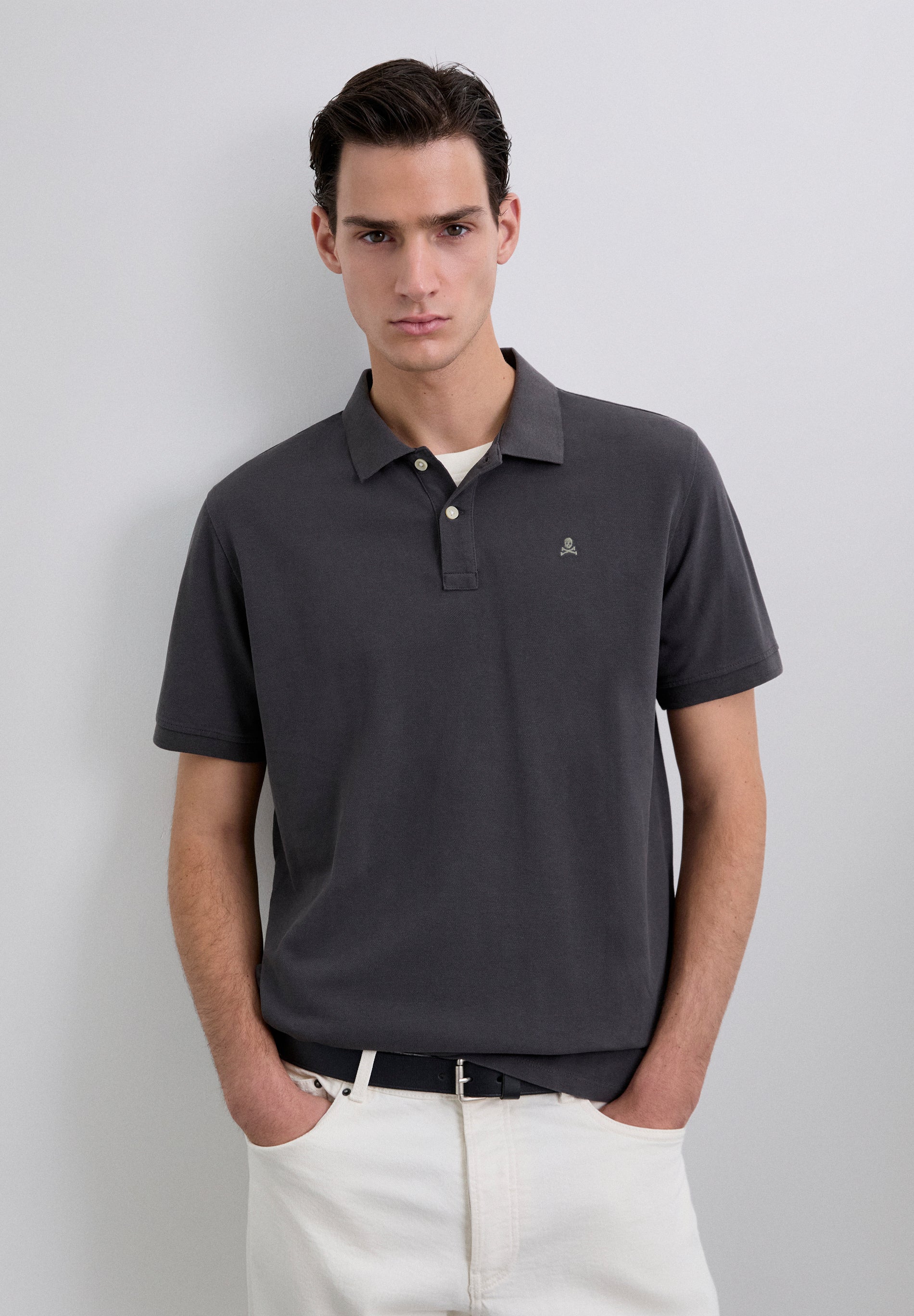 EMBROIDERED PIQUÉ POLO SHIRT