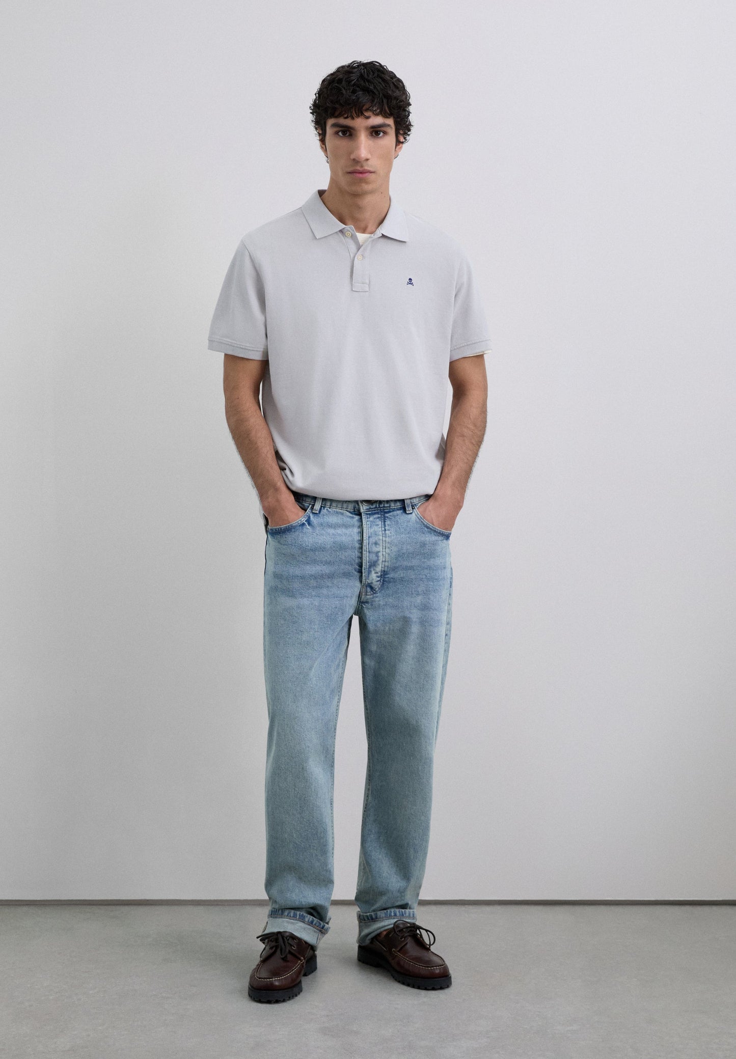 EMBROIDERED PIQUÉ POLO SHIRT