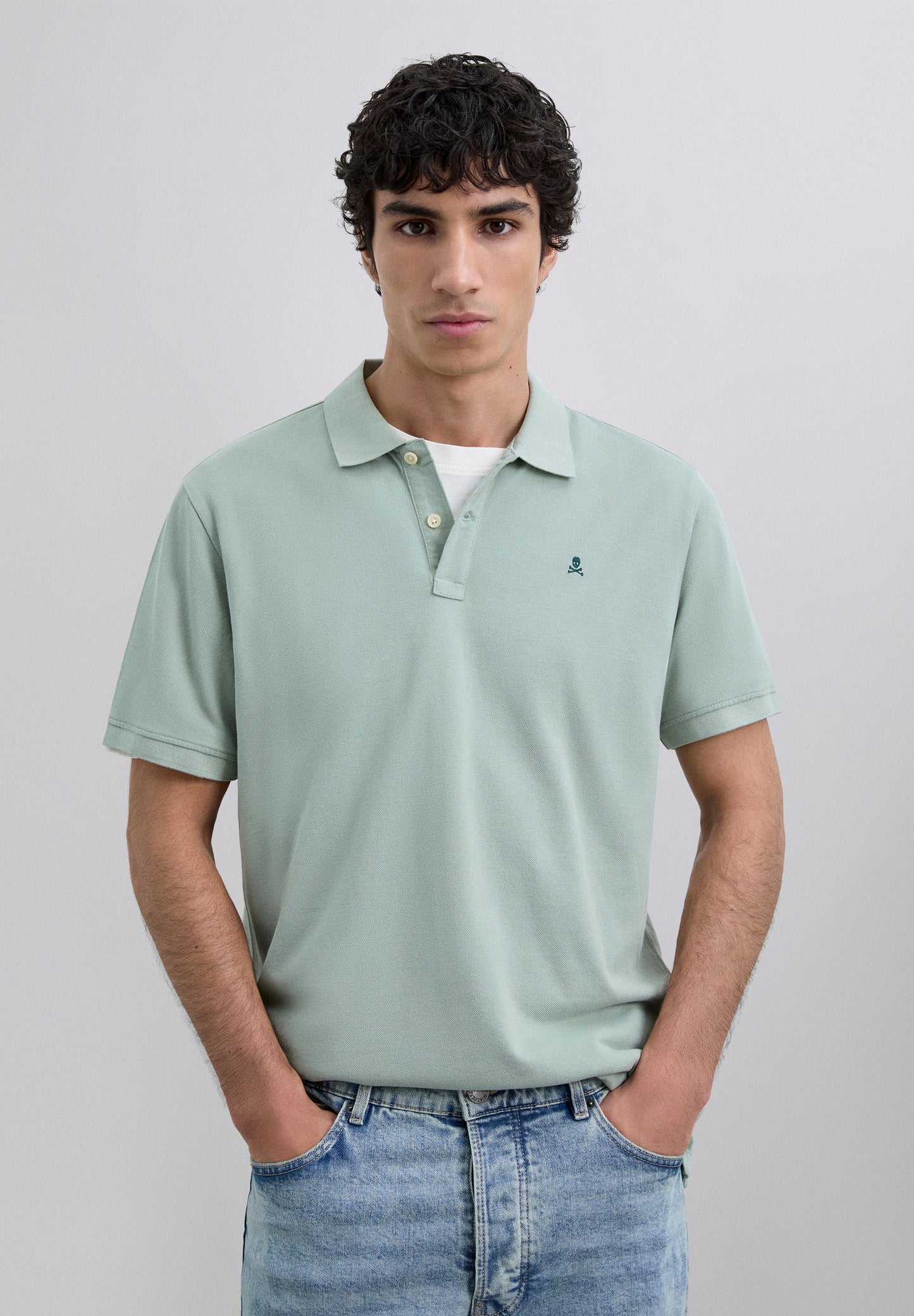 EMBROIDERED PIQUÉ POLO SHIRT