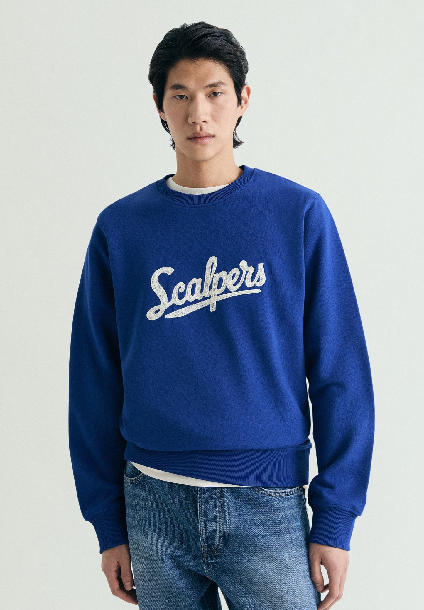 SWEATSHIRT WITH FRONT EMBROIDERY
