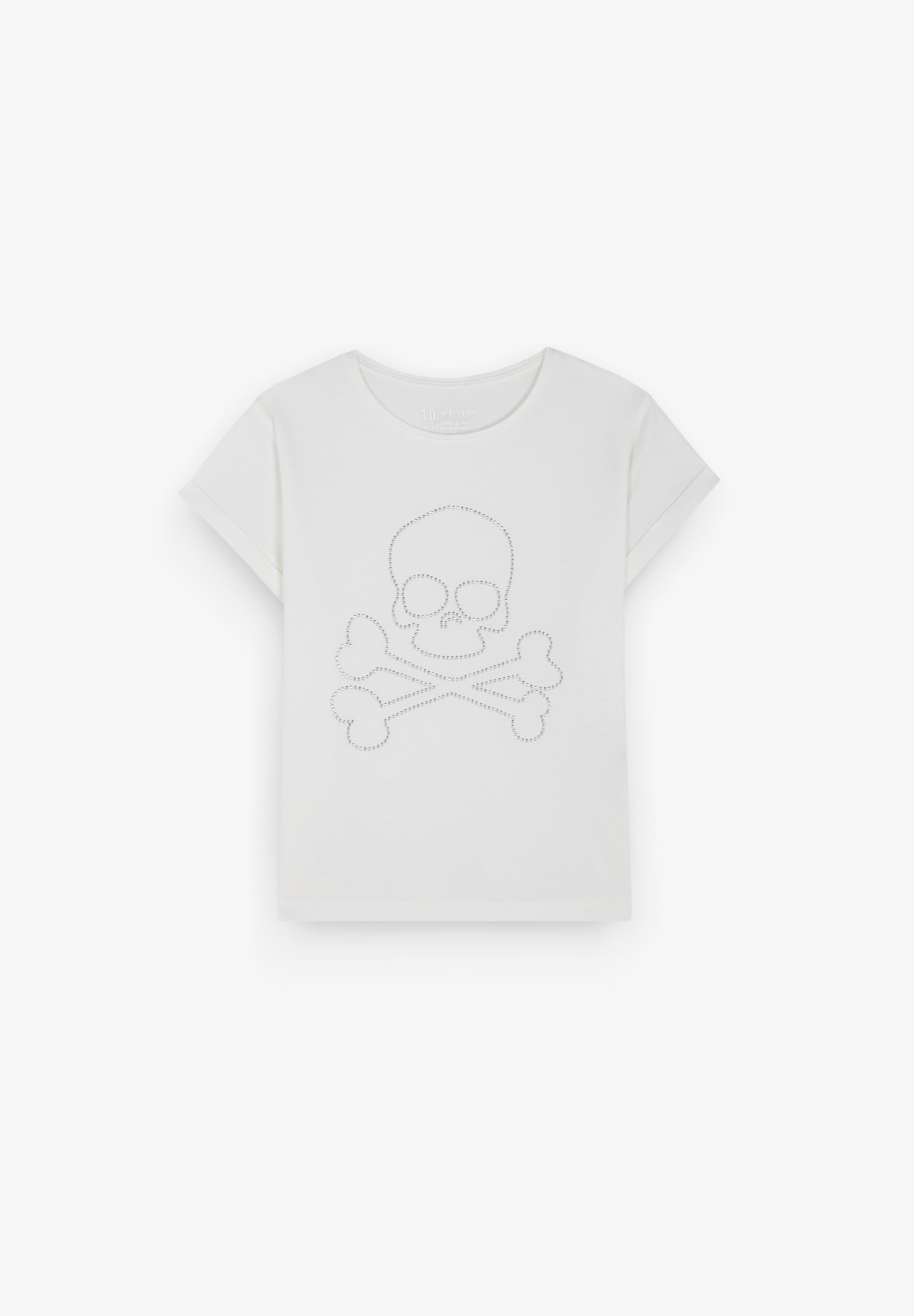 SHINY SKULL TEE GIRLS