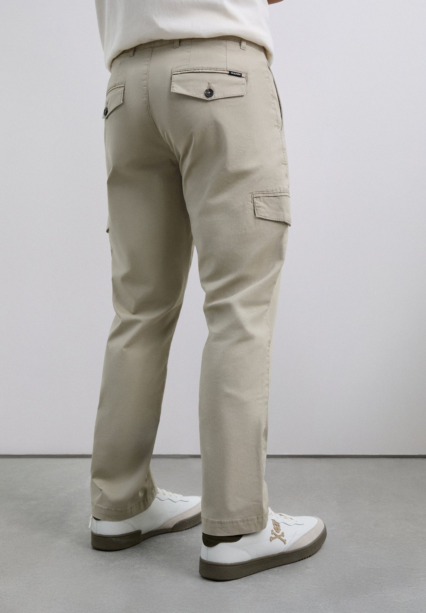 SLIM FIT CARGO TROUSERS