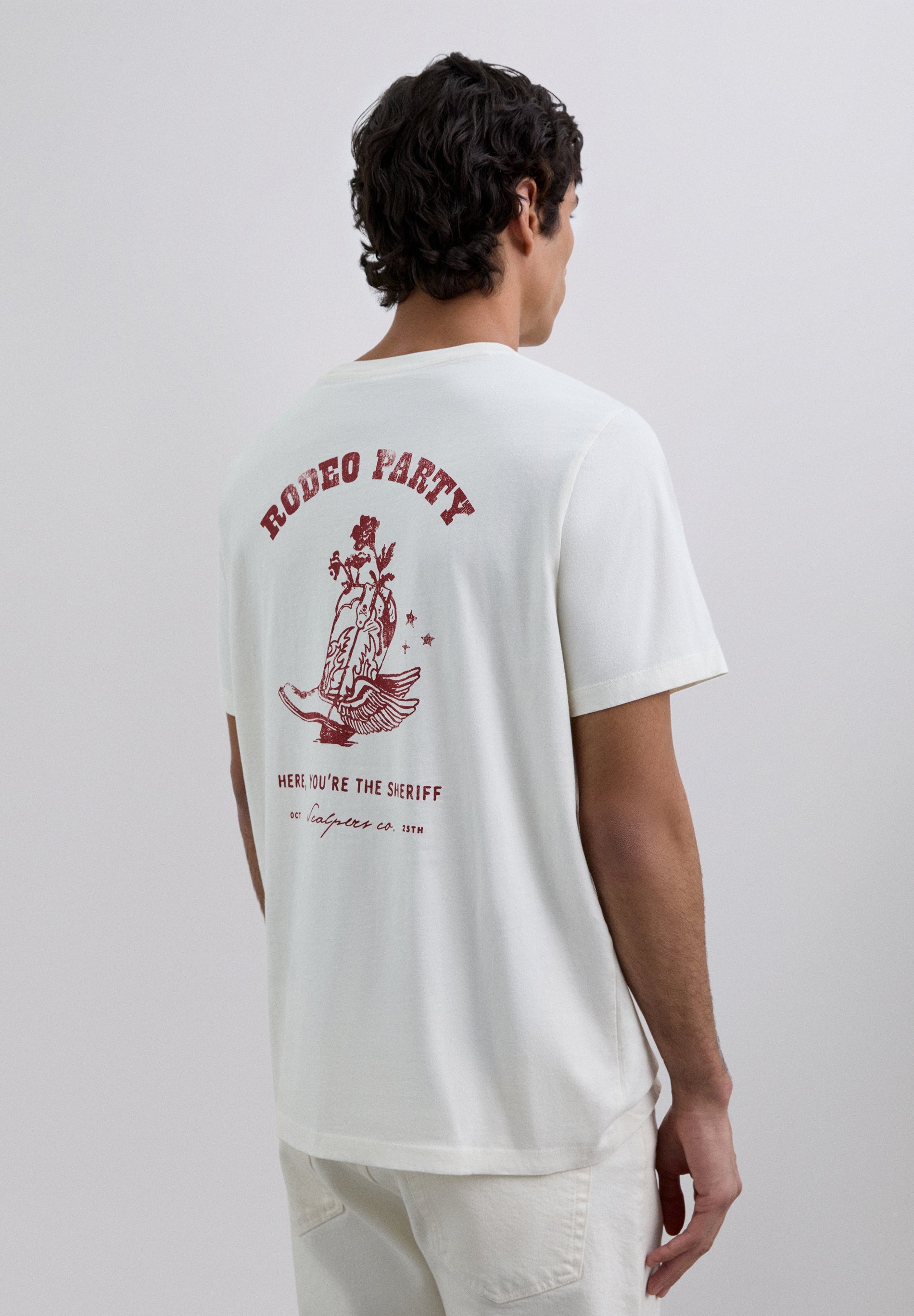 T-SHIRT WITH LOGO PRINT