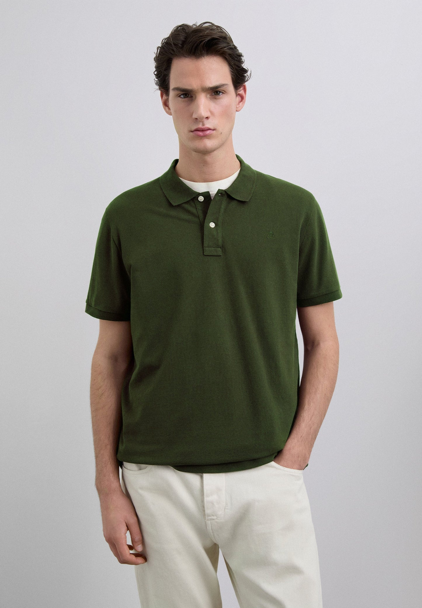 BASIC POLO SHIRT WITH SKULL