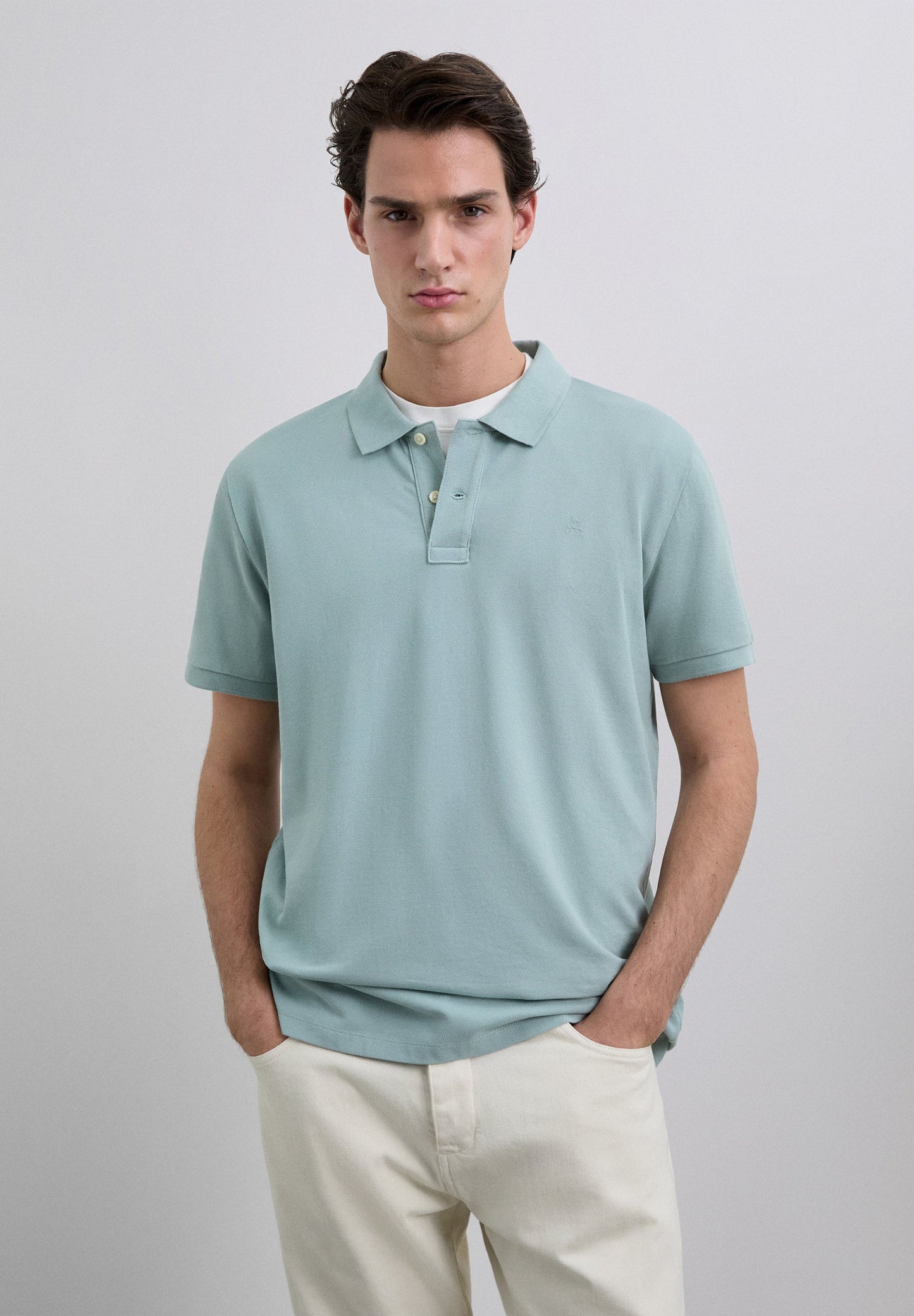 BASIC POLO SHIRT WITH SKULL