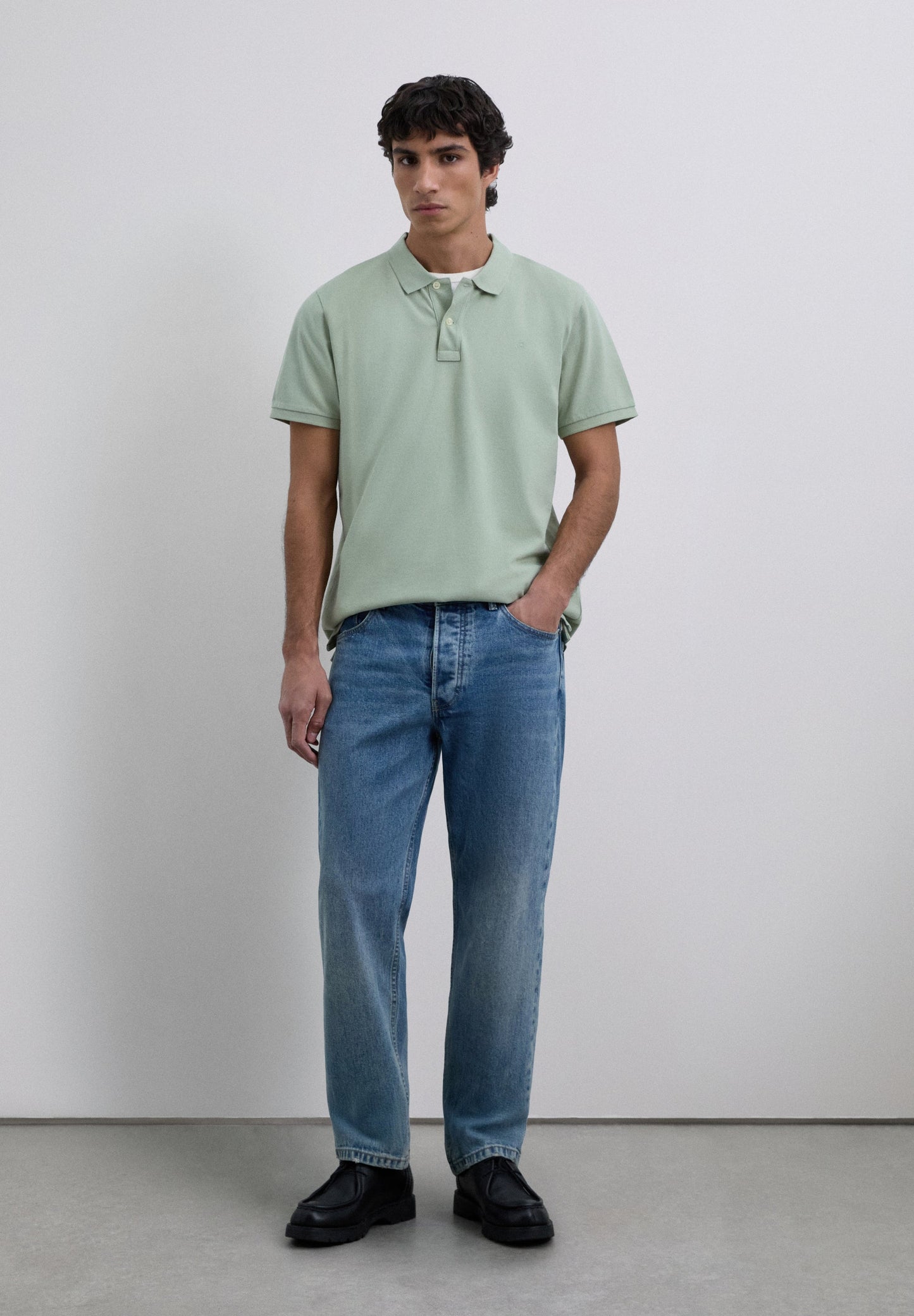 BASIC POLO SHIRT WITH SKULL