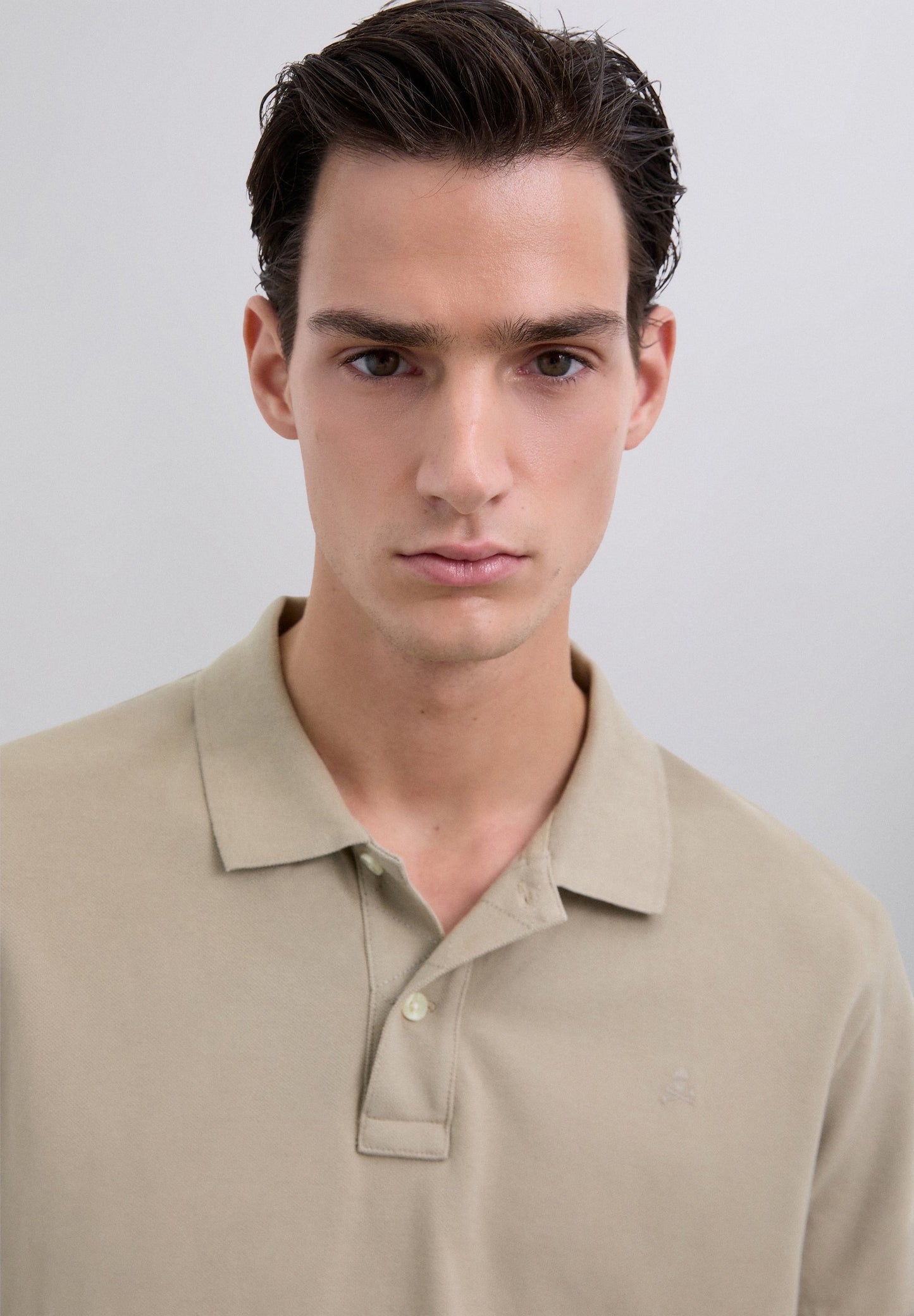 BASIC POLO SHIRT WITH SKULL