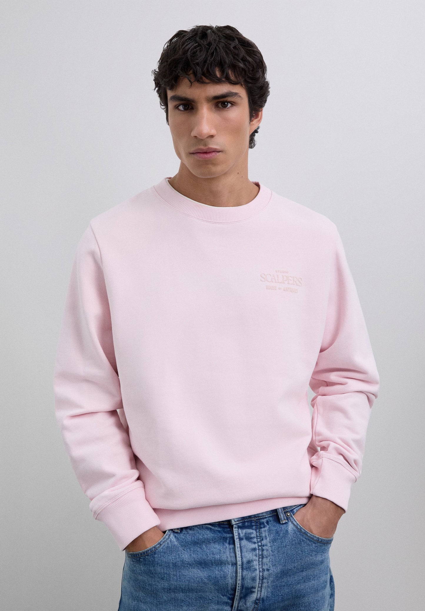 SWEATSHIRT WITH LOGO PRINT