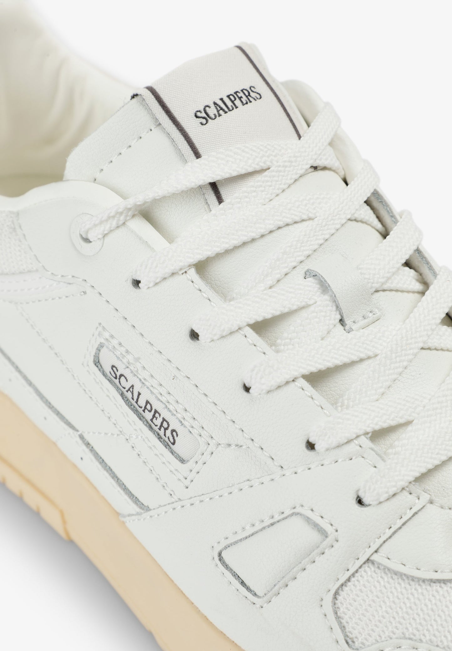 LEATHER LOGO SNEAKERS