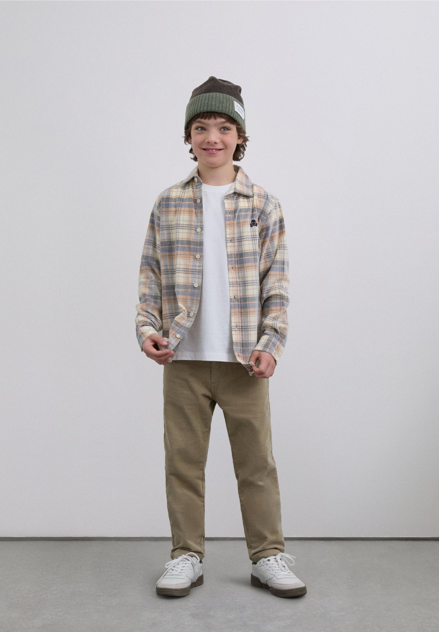 SCKCHECKCORDSHIRT KIDS