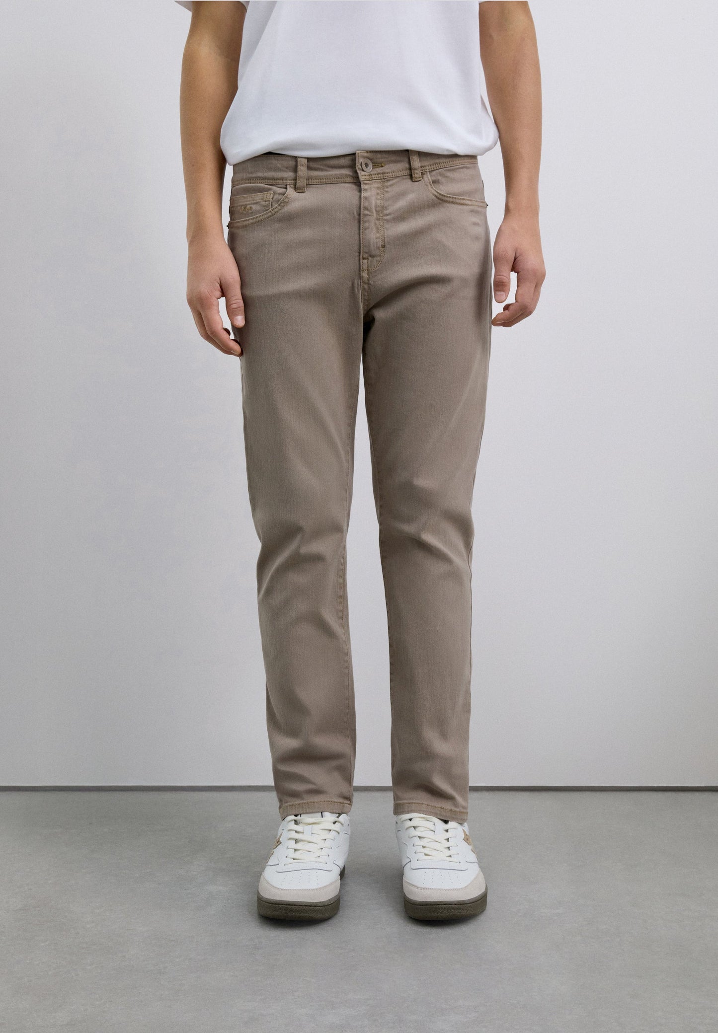 BASIC REGULAR FIT TROUSERS