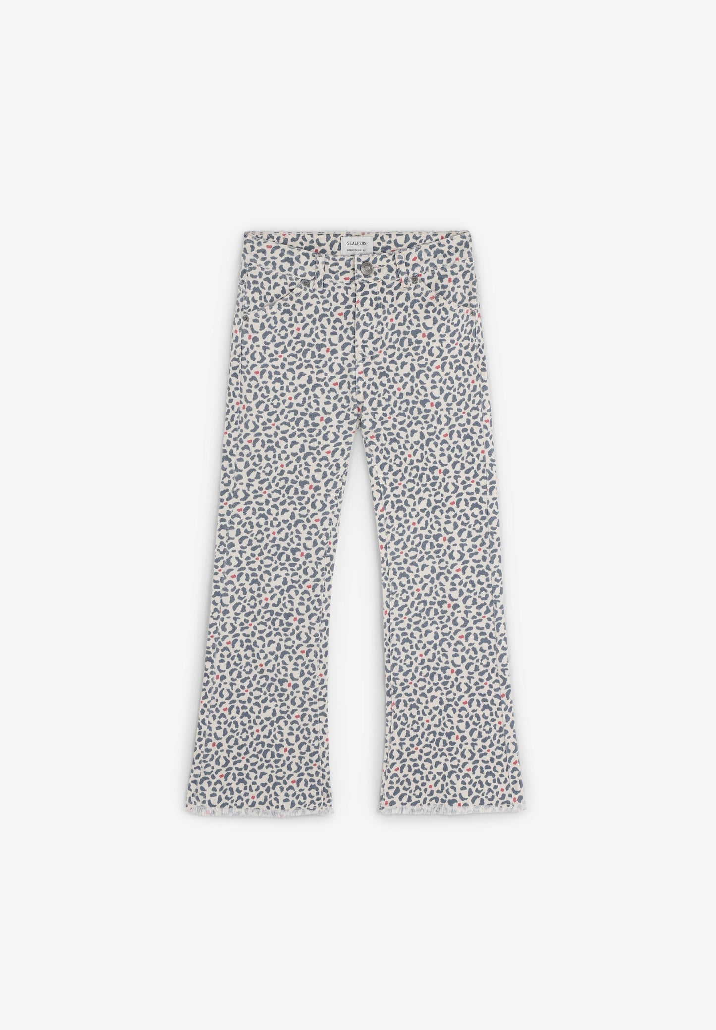 FLARED PRINTED TROUSERS