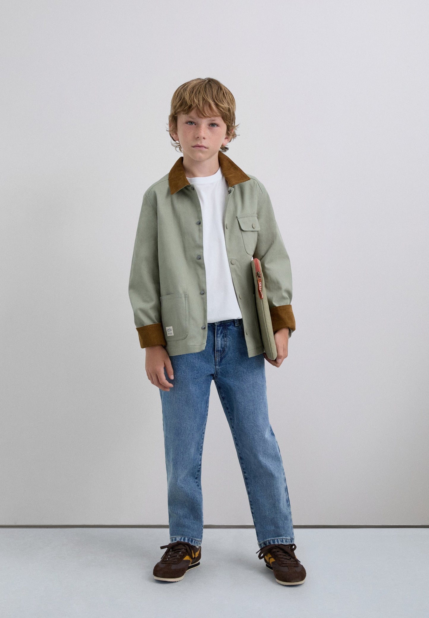 JACKET WITH SHIRT COLLAR