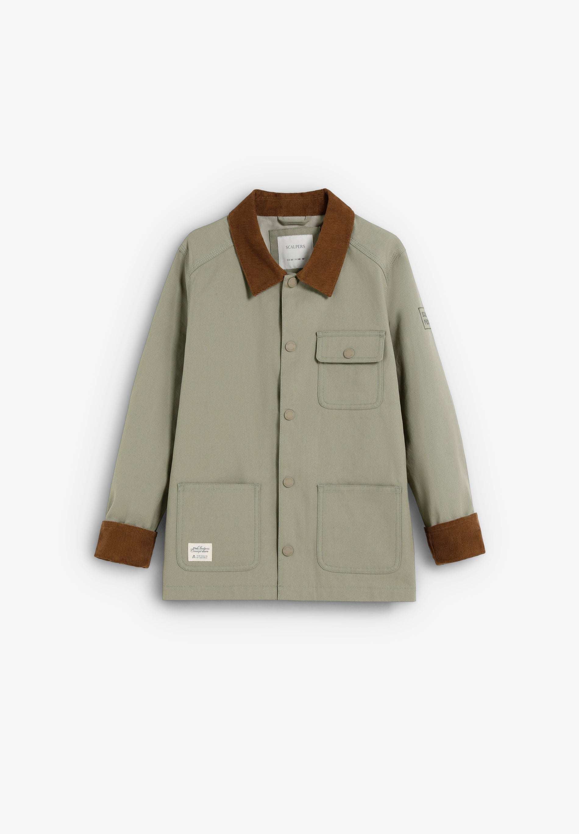 JACKET WITH SHIRT COLLAR