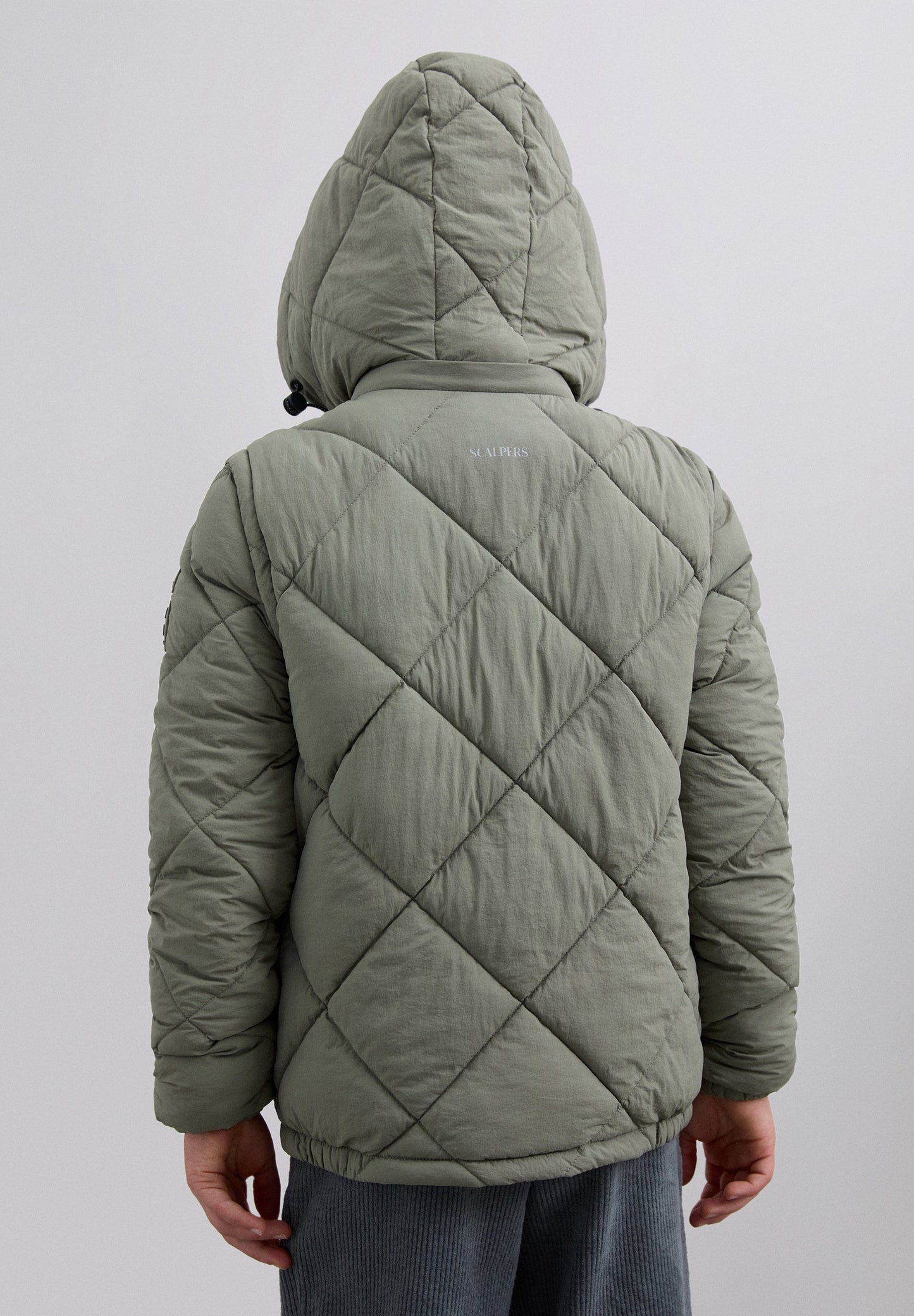 DETACHABLE QUILTED JACKET
