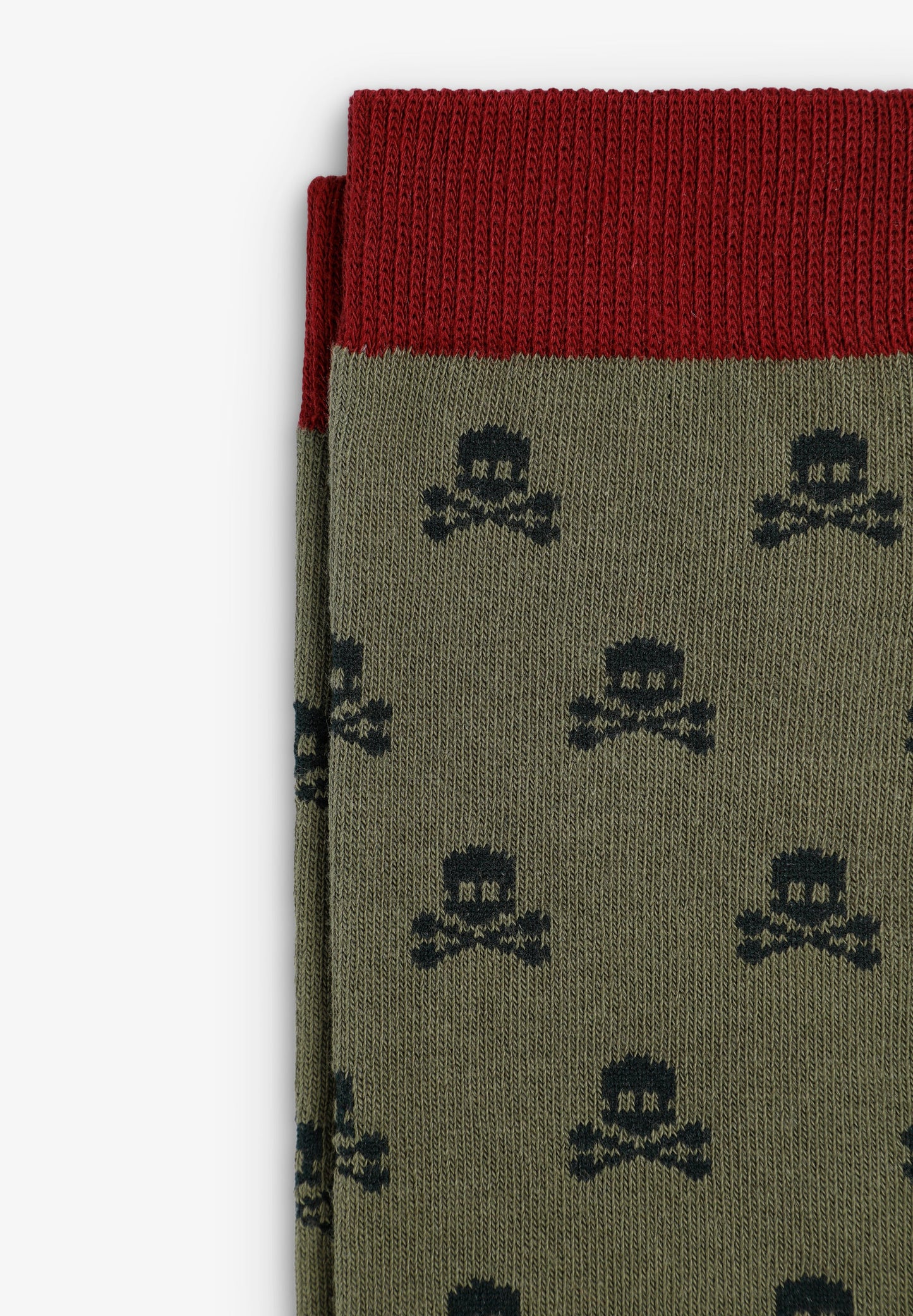 LONG SKULL PRINT SOCKS