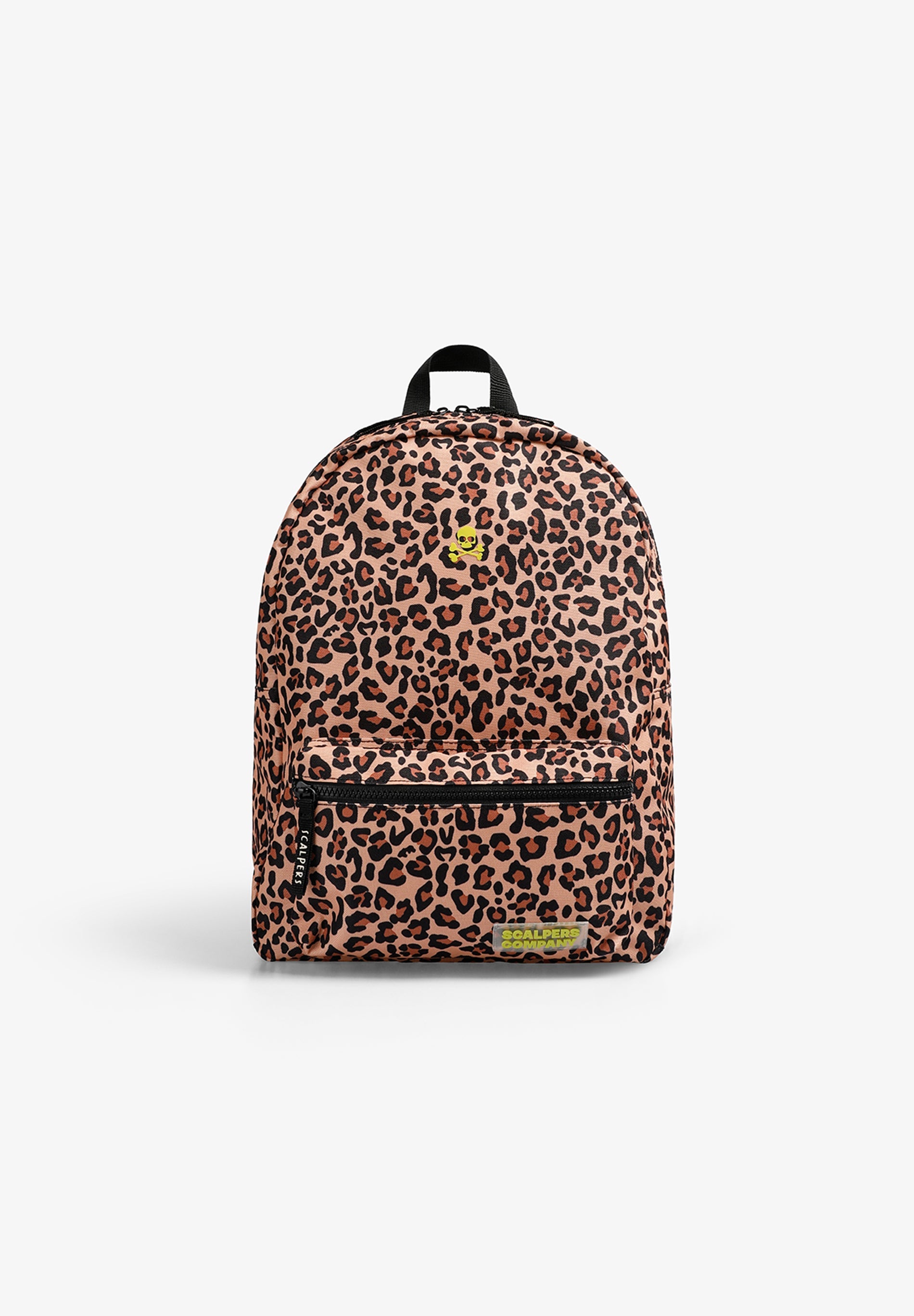 ANIMAL PRINT BACKPACK WITH SKULL