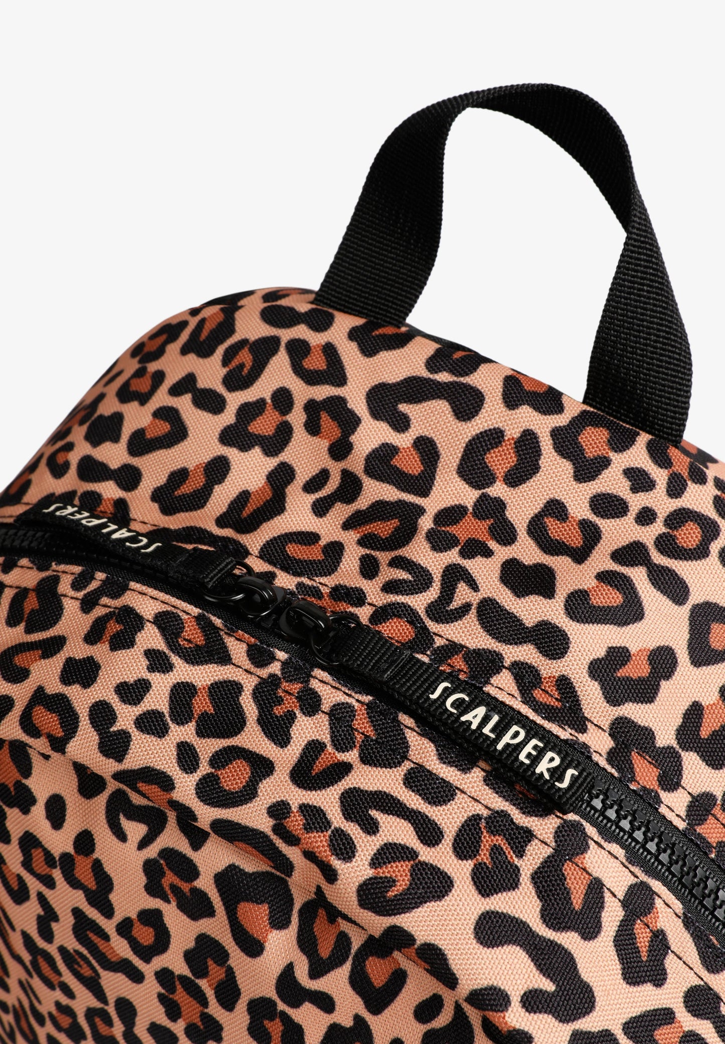 ANIMAL PRINT BACKPACK WITH SKULL
