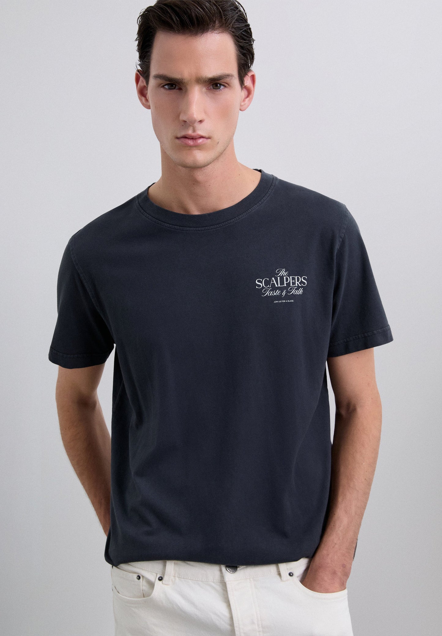 T-SHIRT WITH LOGO PRINT
