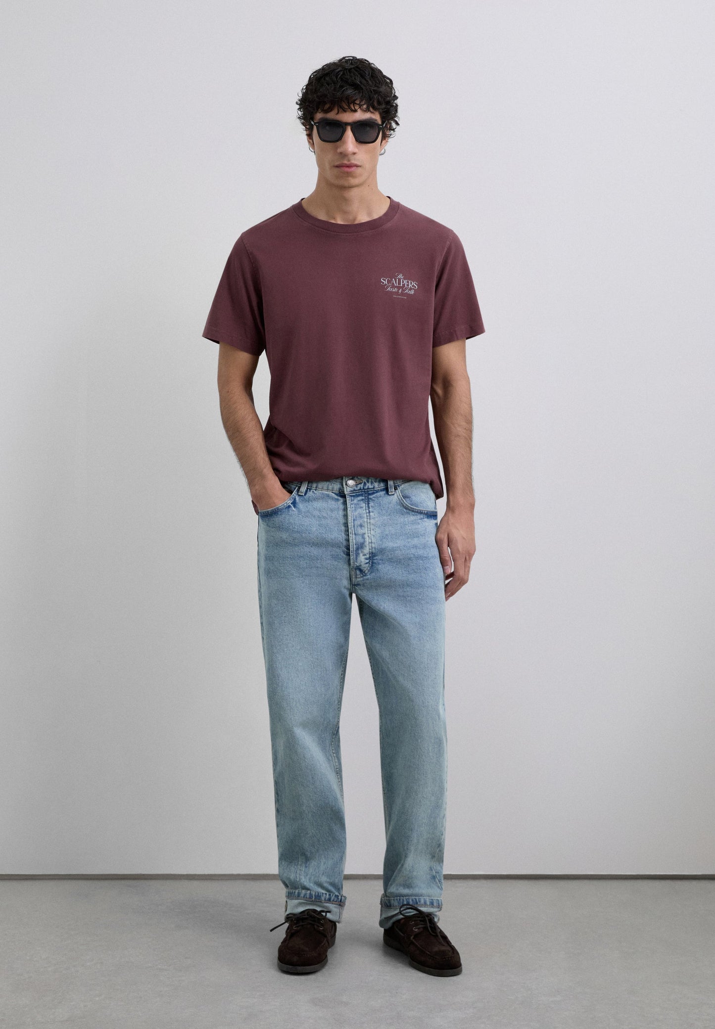 T-SHIRT WITH LOGO PRINT