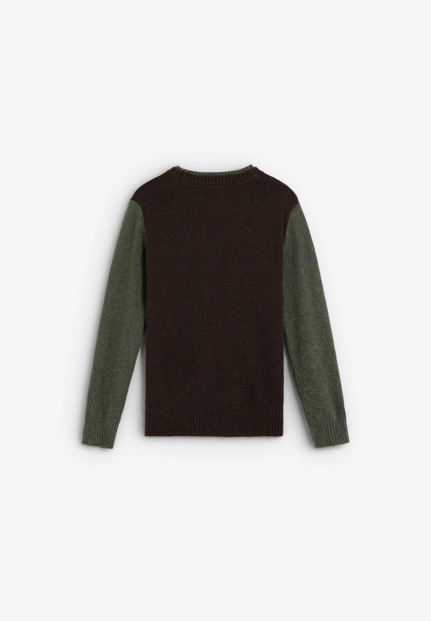 CONTRAST KNIT SWEATER