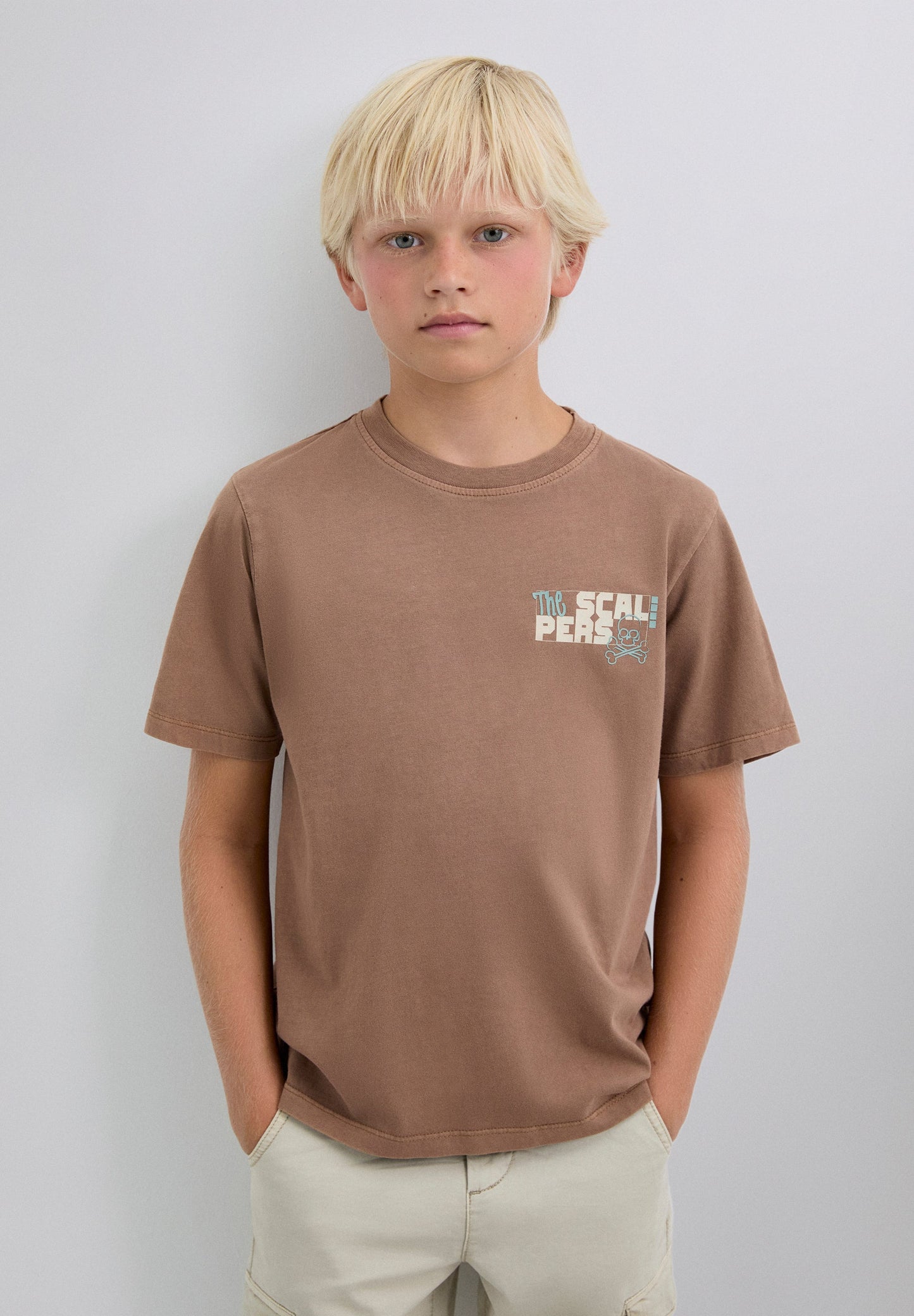 T-SHIRT WITH LOGO PRINT