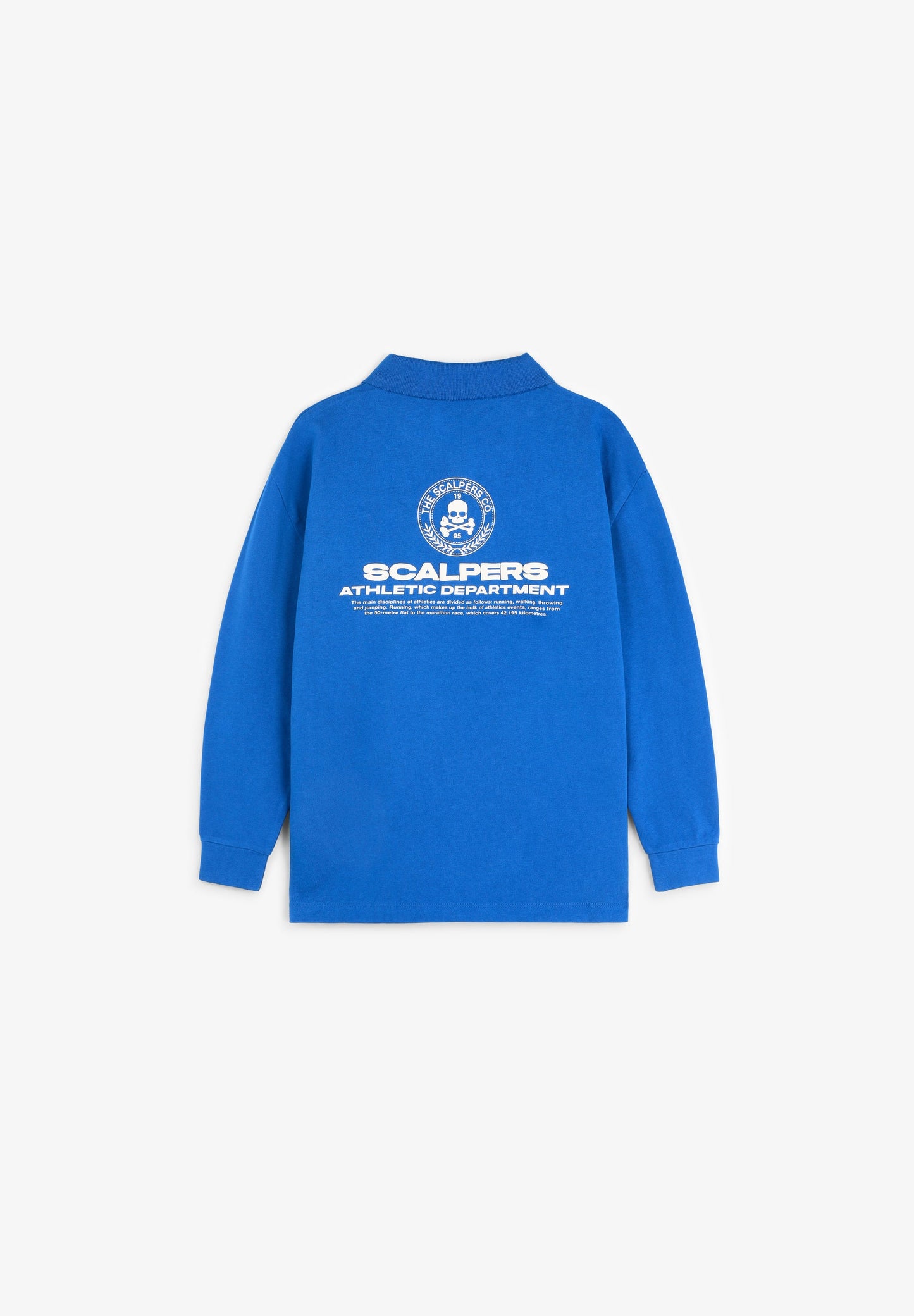 LONG SLEEVE PRINTED POLO SHIRT