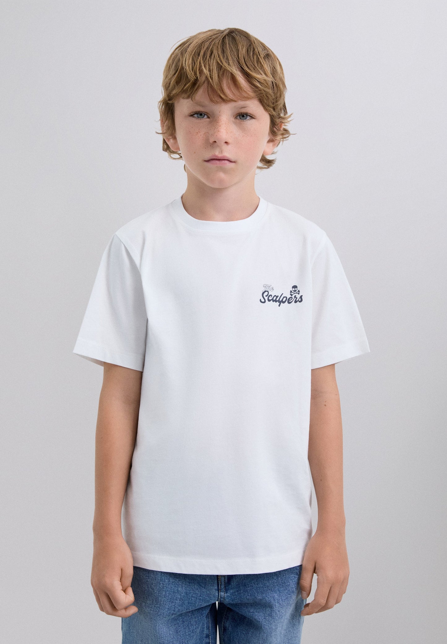 T-SHIRT WITH LOGO PRINT