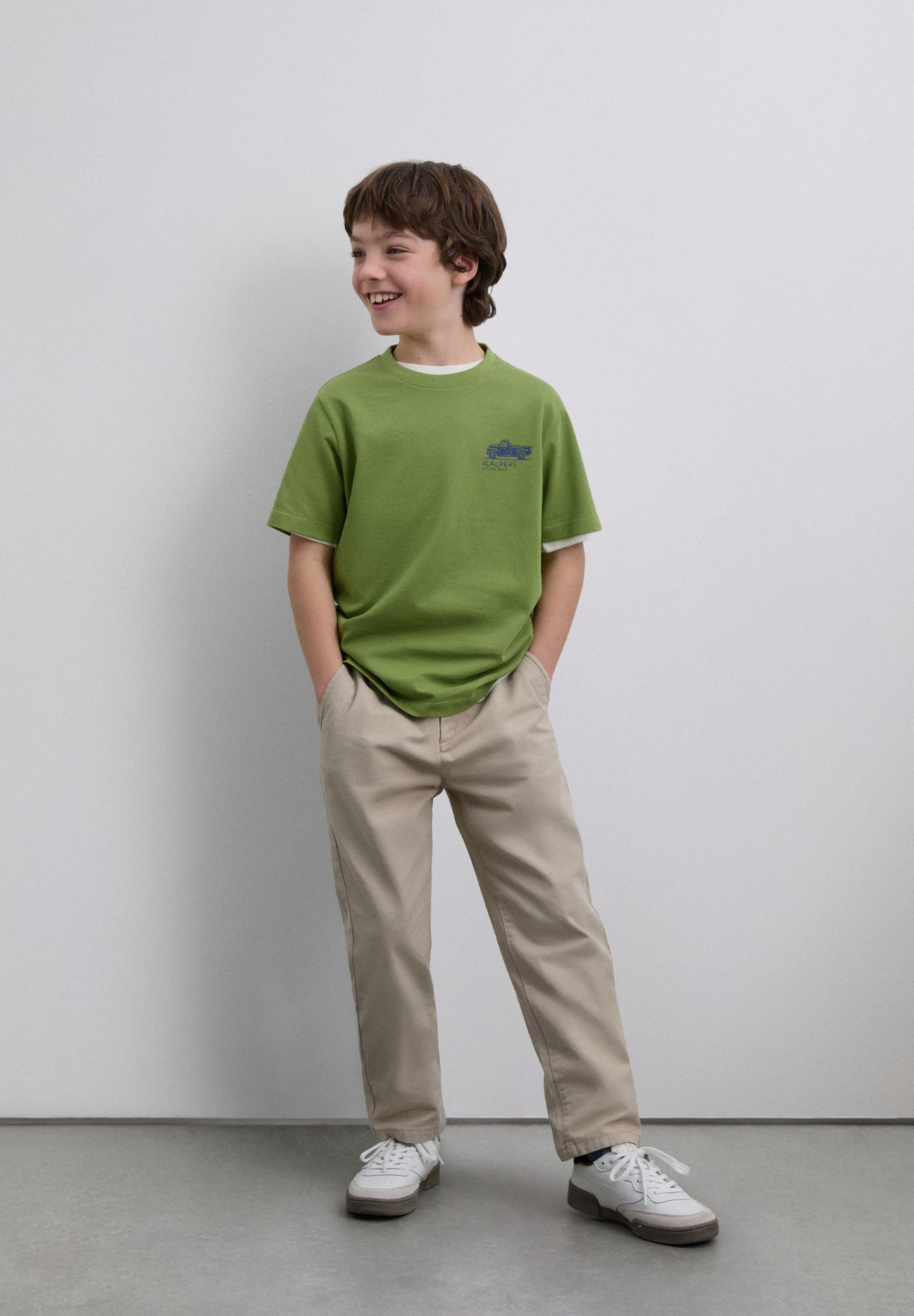 T-SHIRT WITH LOGO PRINT